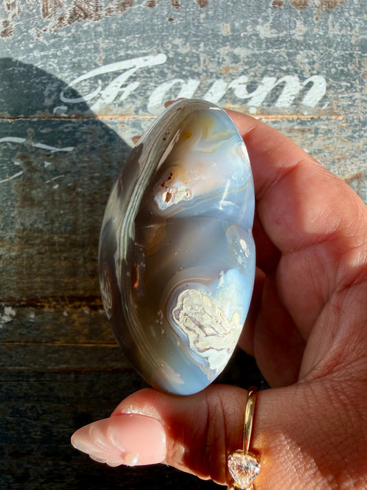 Gorgeous Orca Agate Heart | Madagascar | Opt F