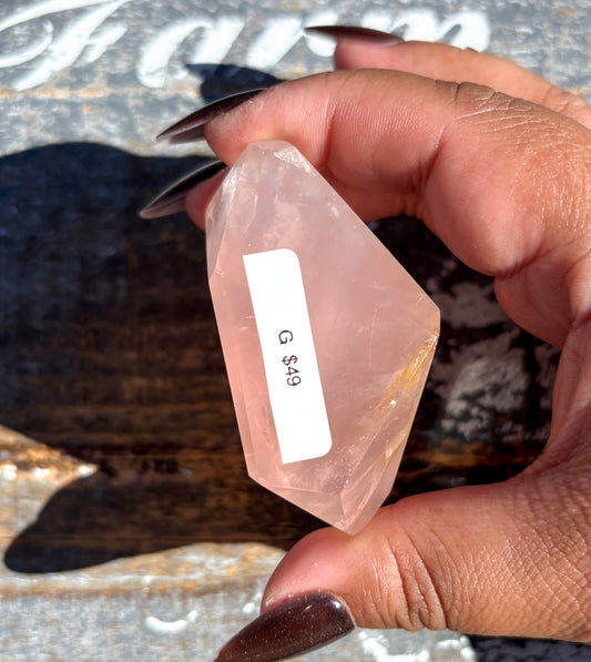 Gorgeous AAA Rose Quartz Freeform from Brazil | Opt G