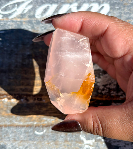 Gorgeous AAA Rose Quartz Freeform from Brazil | Opt G