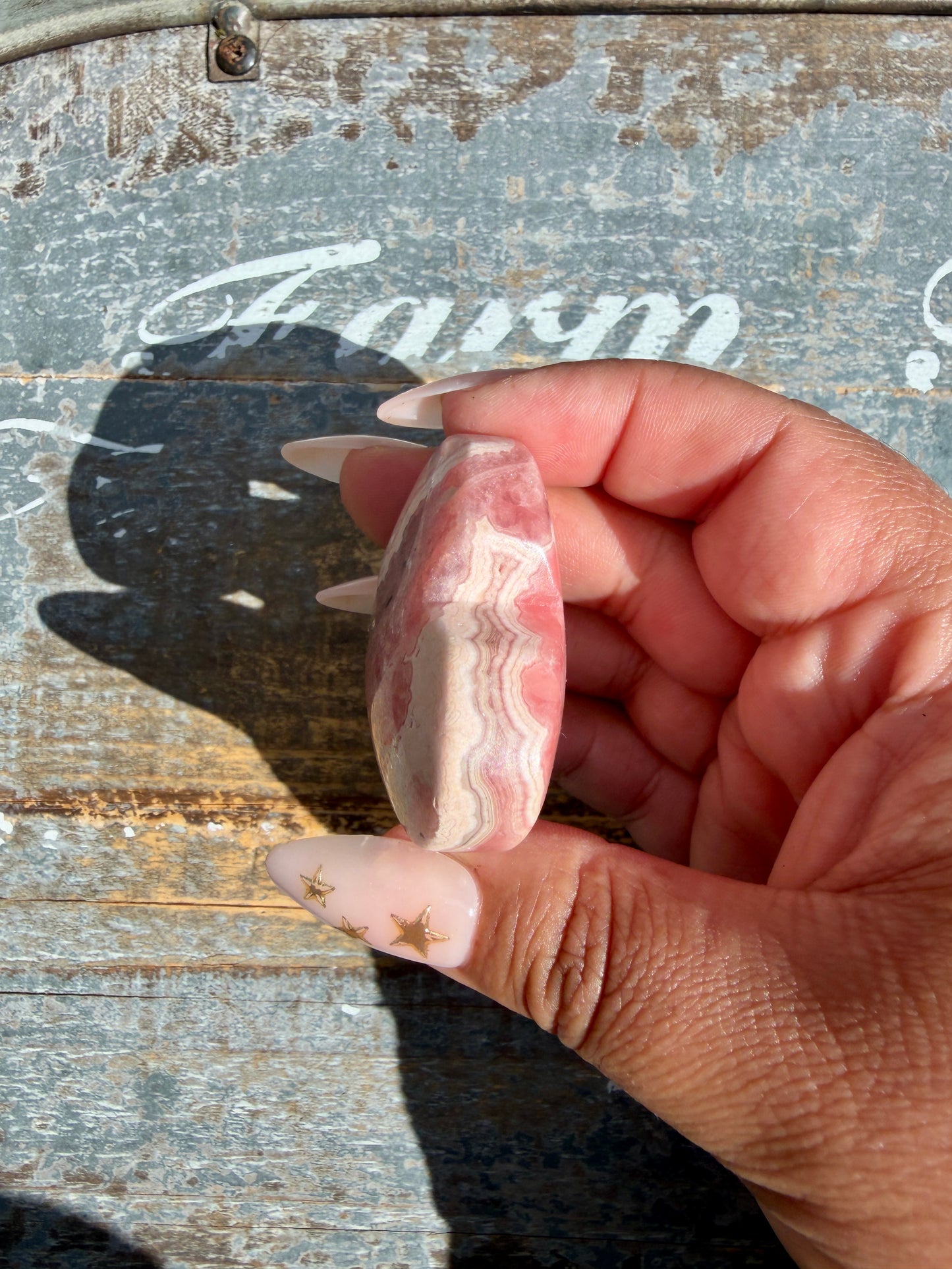 Gorgeous Rhodochrosite Heart | Argentina | Opt Q