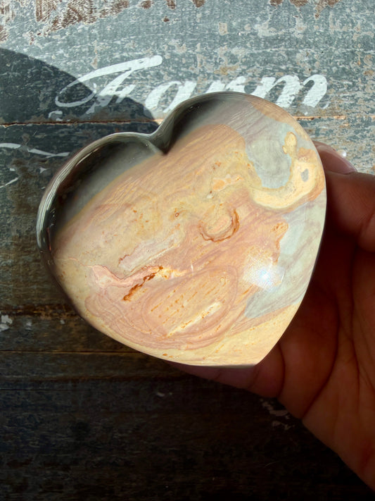 Gorgeous Polychrom Heart | Madagascar | Opt E