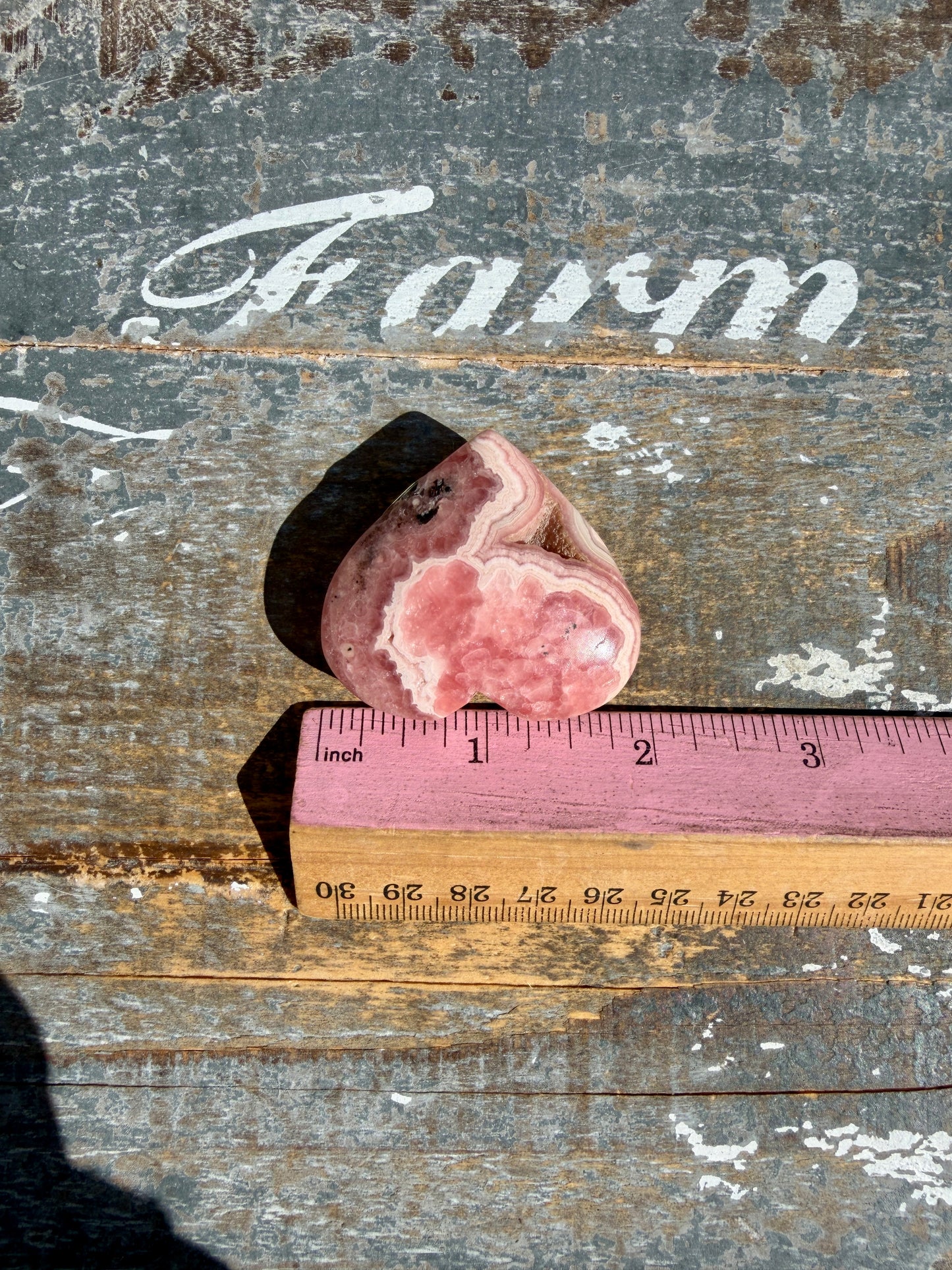 Gorgeous Rhodochrosite Heart | Argentina | Opt Q
