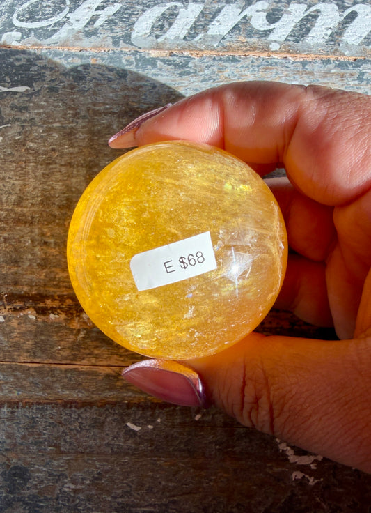 Gorgeous Yellow Fluorite with Mica | Opt E