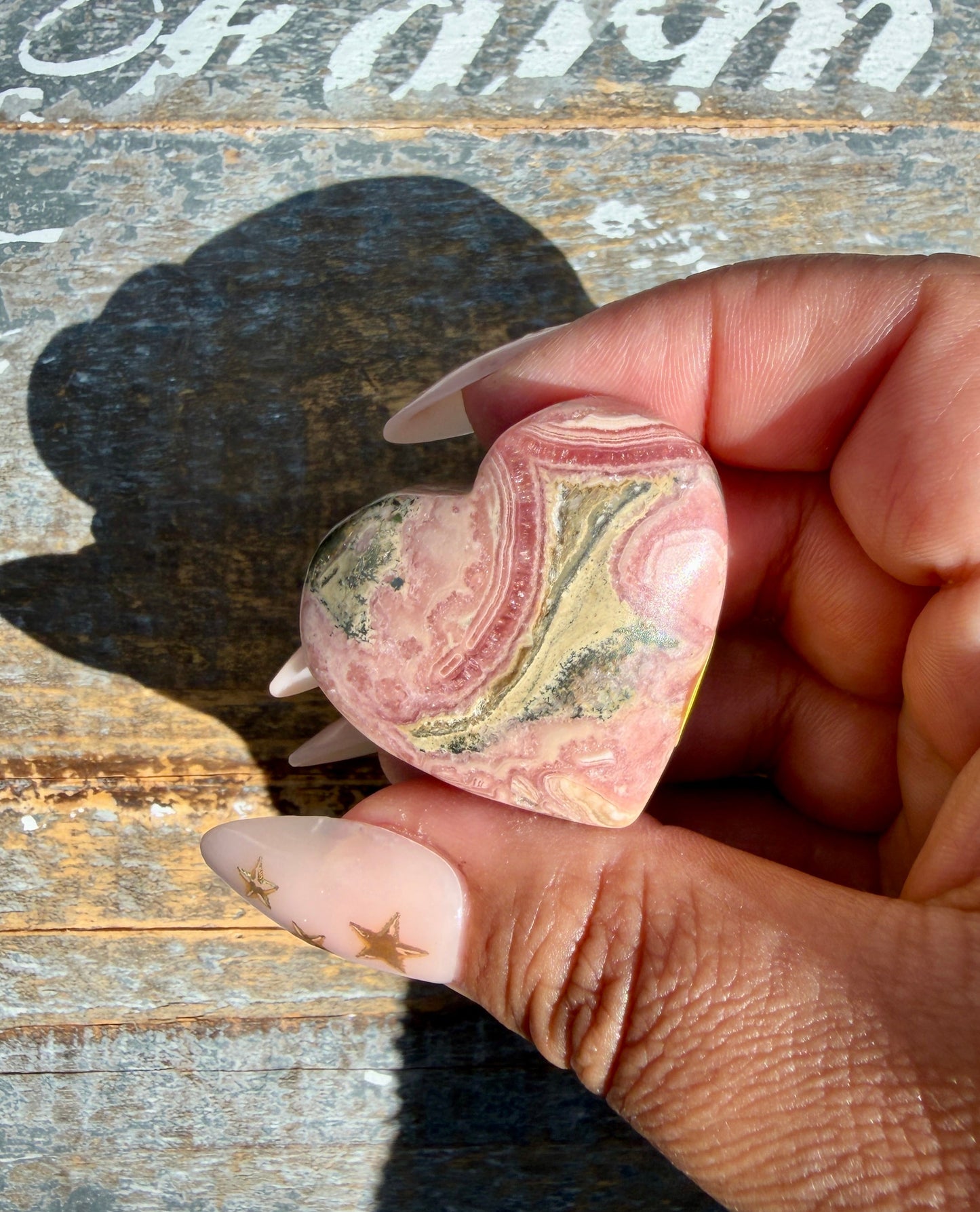 Gorgeous Rhodochrosite Heart | Argentina | Opt I