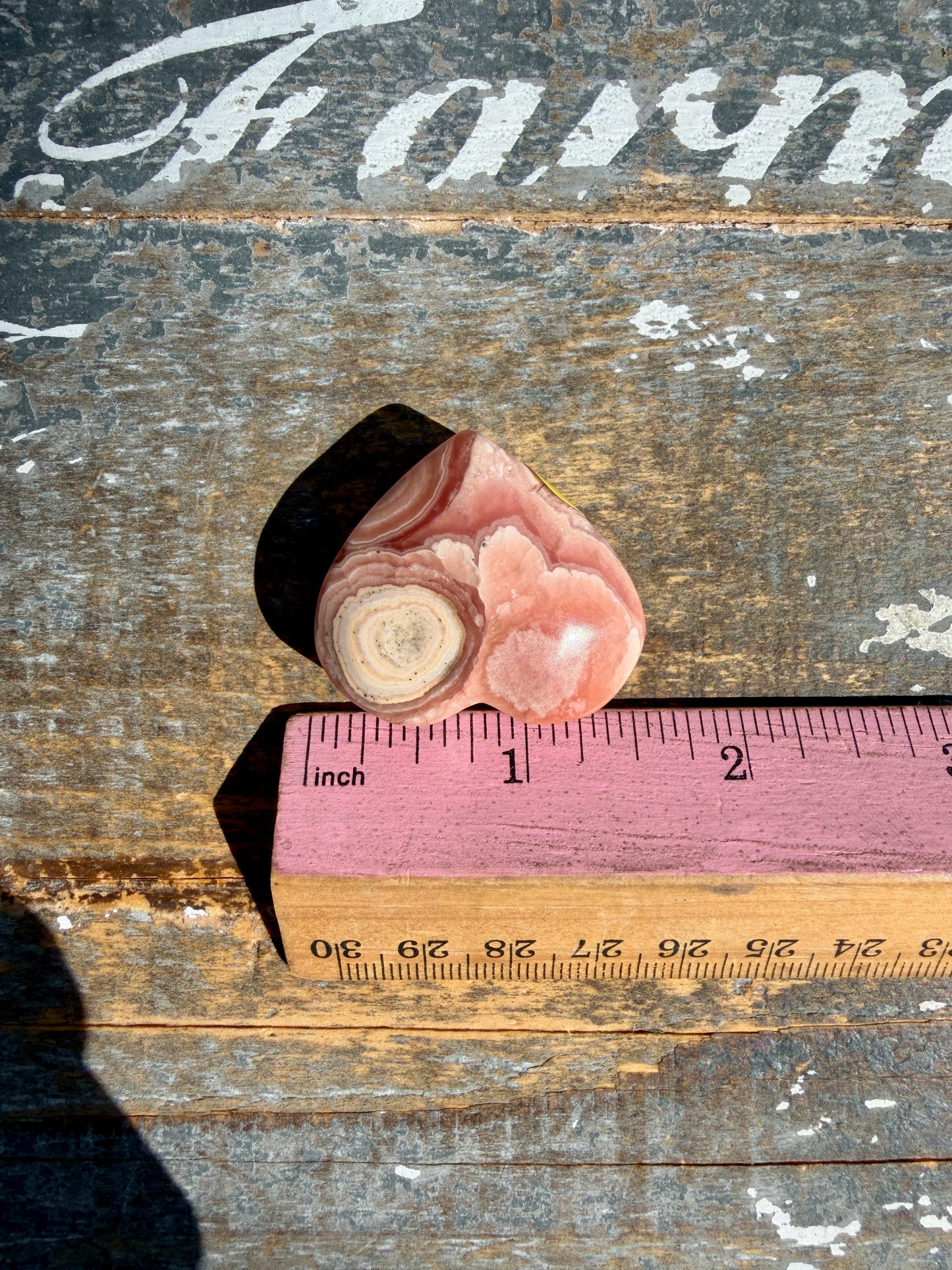 Gorgeous Rhodochrosite Heart | Argentina | Opt I