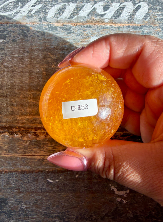 Gorgeous Yellow Fluorite with Mica | Opt D