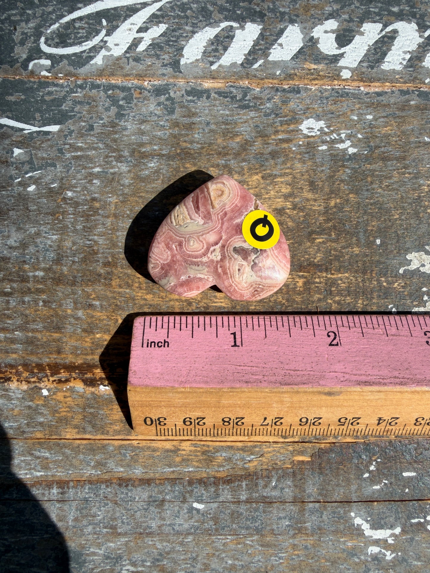Gorgeous Rhodochrosite Heart | Argentina | Opt Q