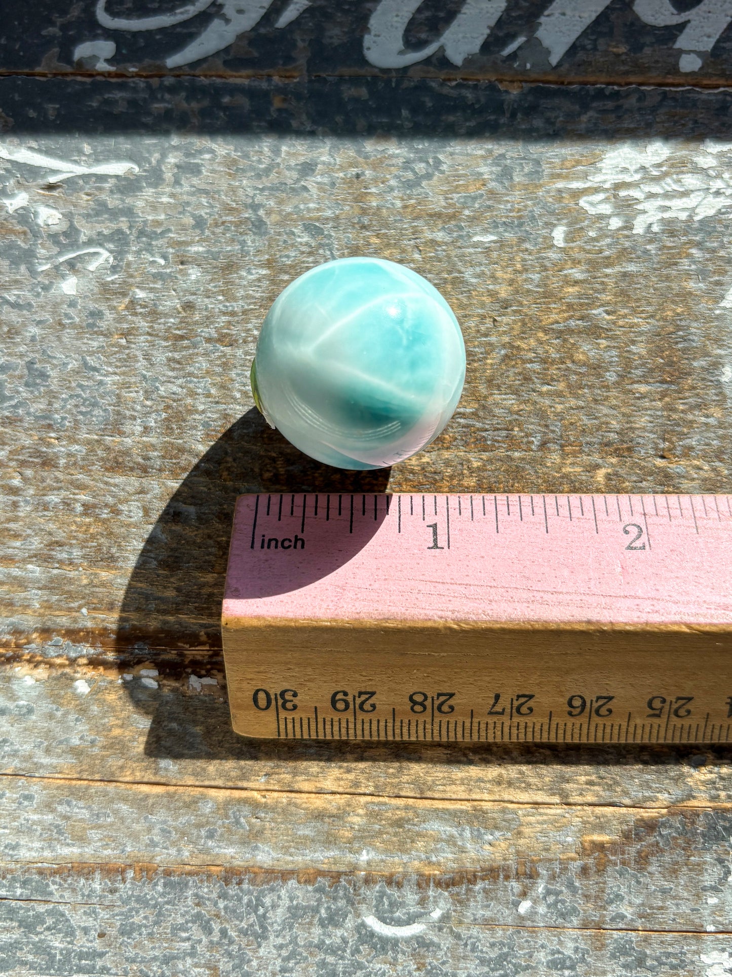 Rare AAA Grade Larimar Sphere – Handpicked from the Dominican Republic