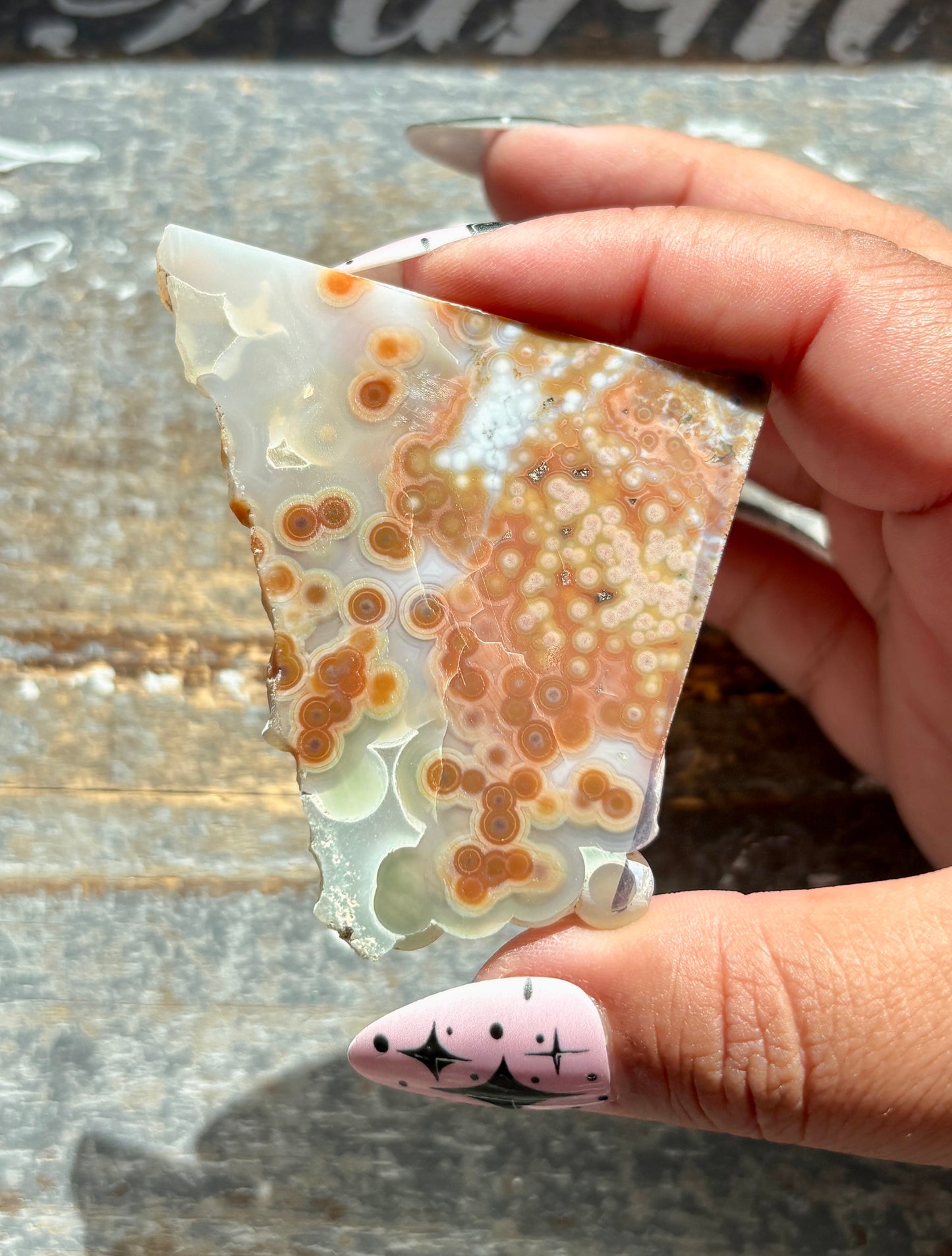 Gorgeous Authentic 8th Vein Ocean Jasper Slab from Madagascar