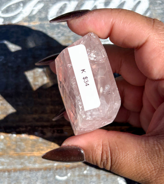 Gorgeous AAA Rose Quartz Freeform from Brazil | Opt K