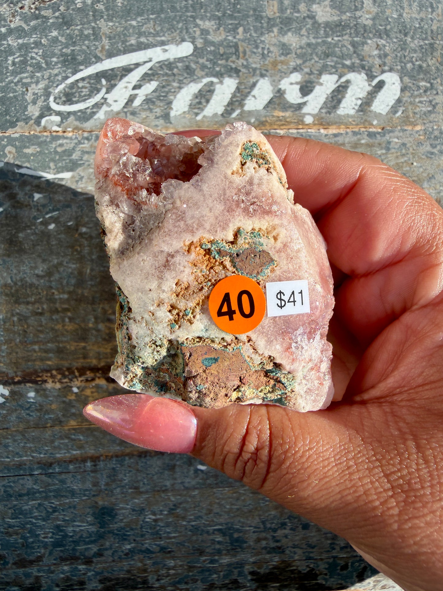 Gorgeous Pink Amethyst Freeform | Brazil | Opt 40