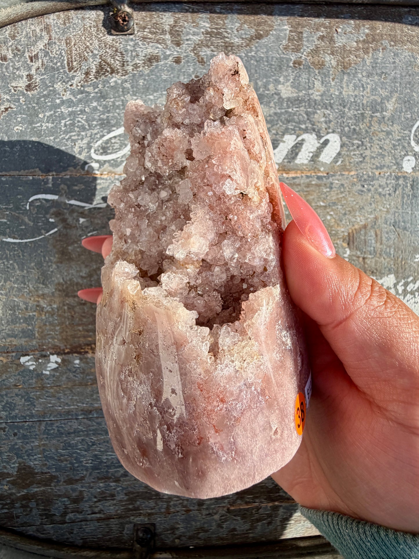 Gorgeous Pink Amethyst Freeform | Brazil | Opt 38 (VIDEO IN LISTING)
