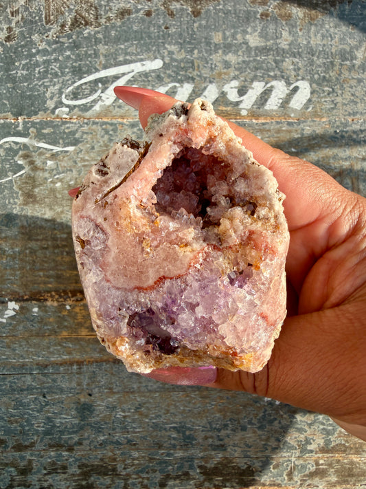 Gorgeous Pink Amethyst Freeform | Brazil | Opt 49