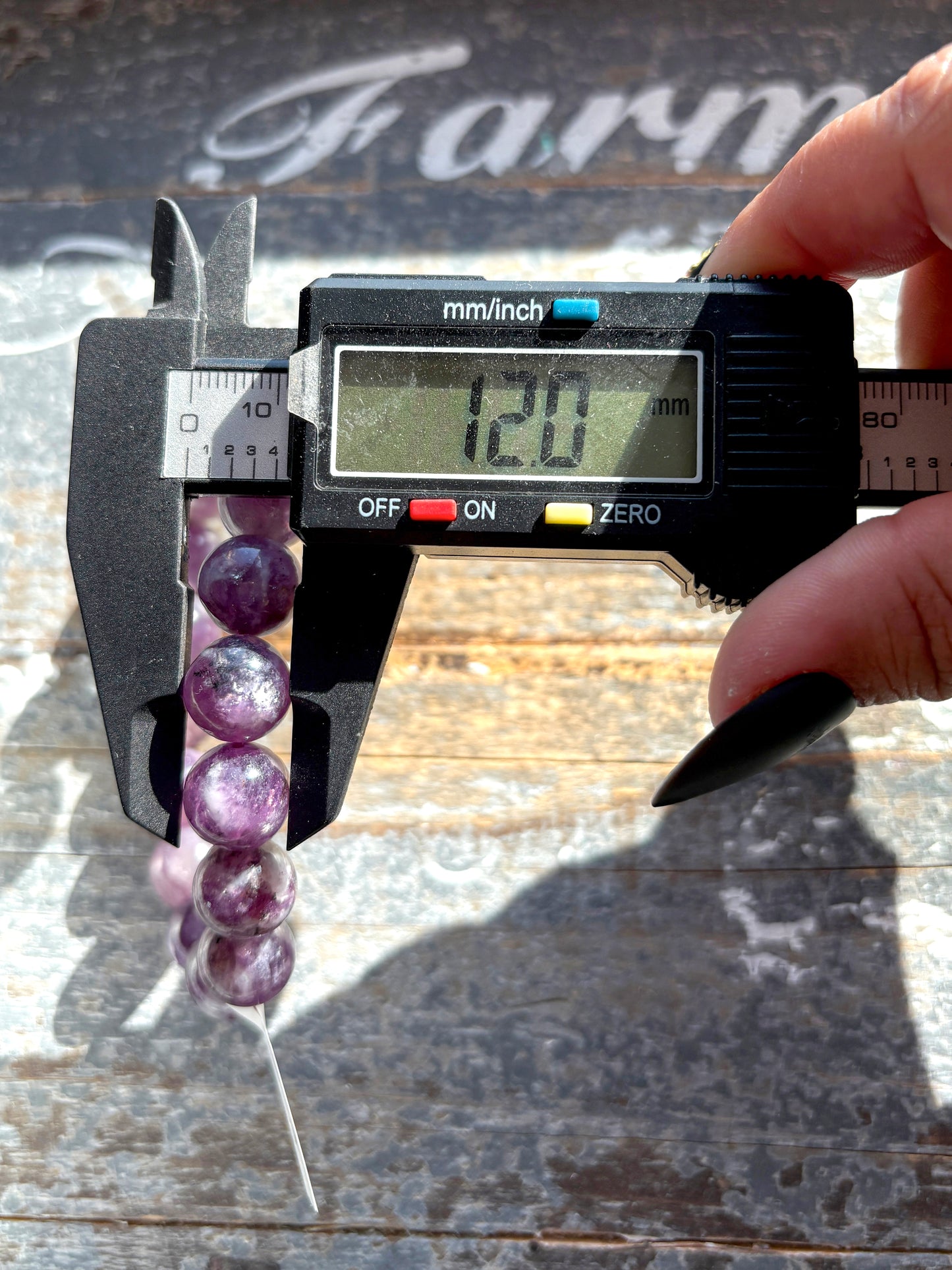 Gorgeous Gemmy Purple Purple Lepidolite Bracelet from Brazil | F