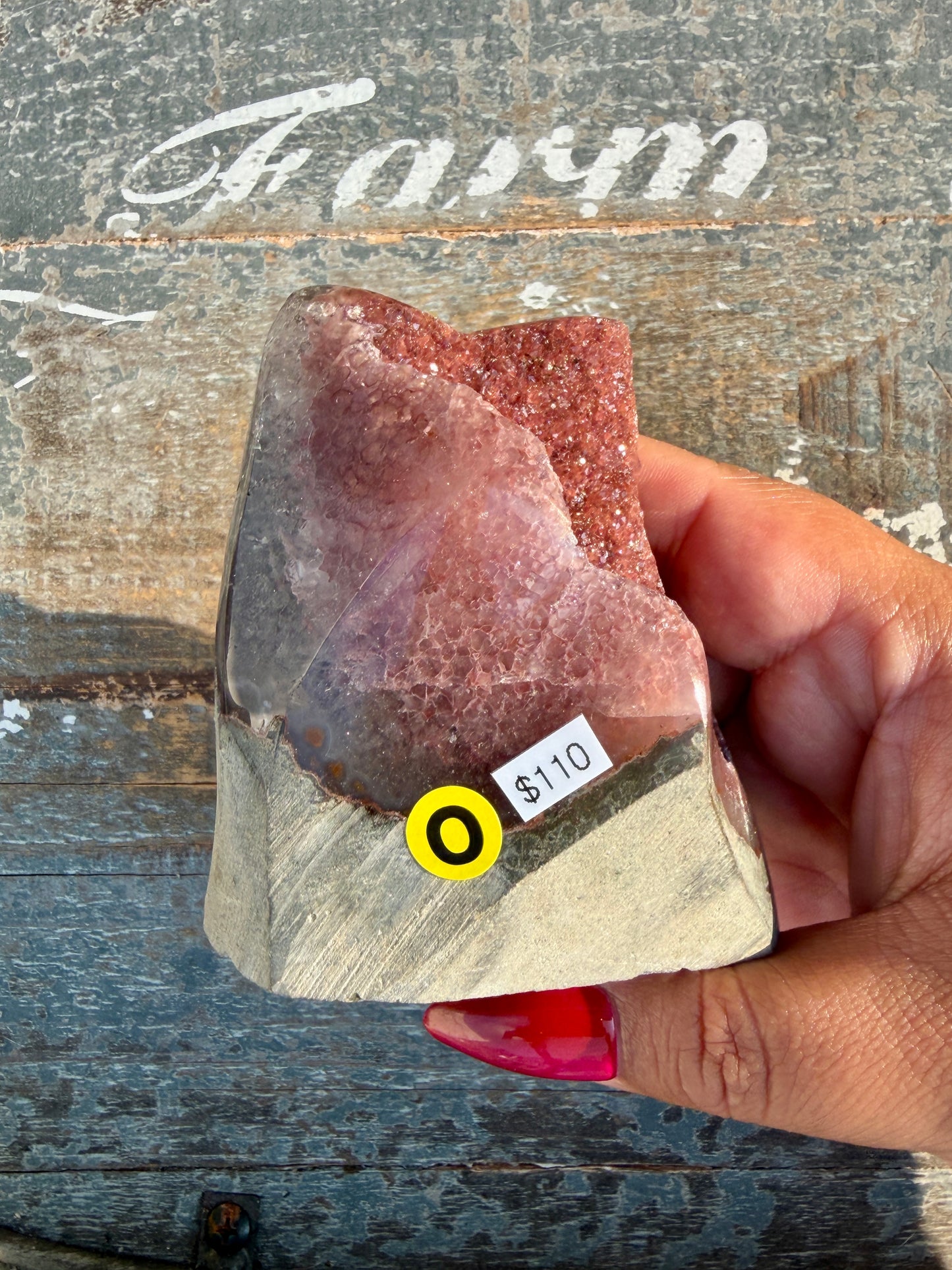 Gorgeous Rainbow Amethyst from Uruguay | Opt O