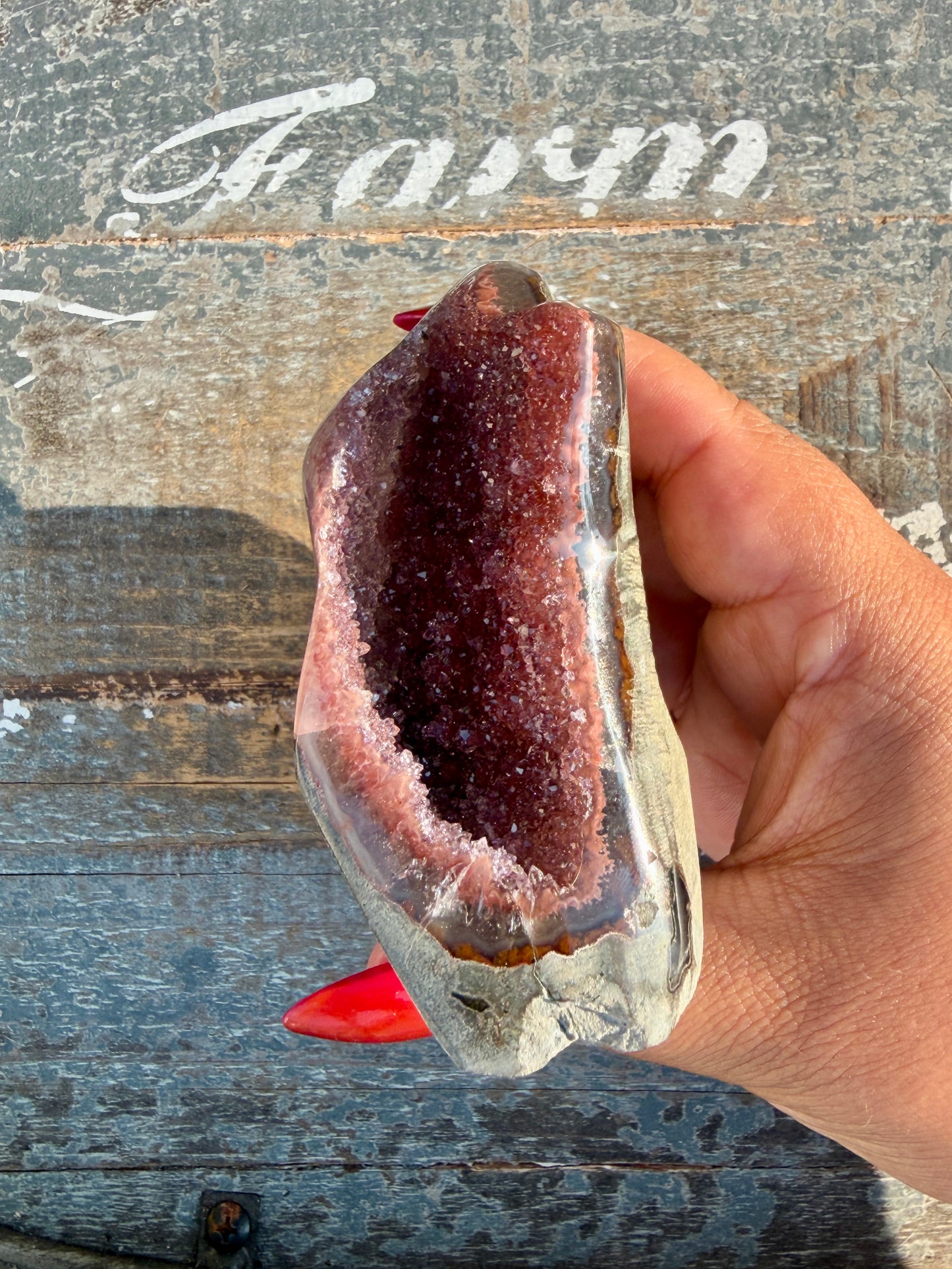 Gorgeous Rainbow Amethyst from Uruguay | Opt O