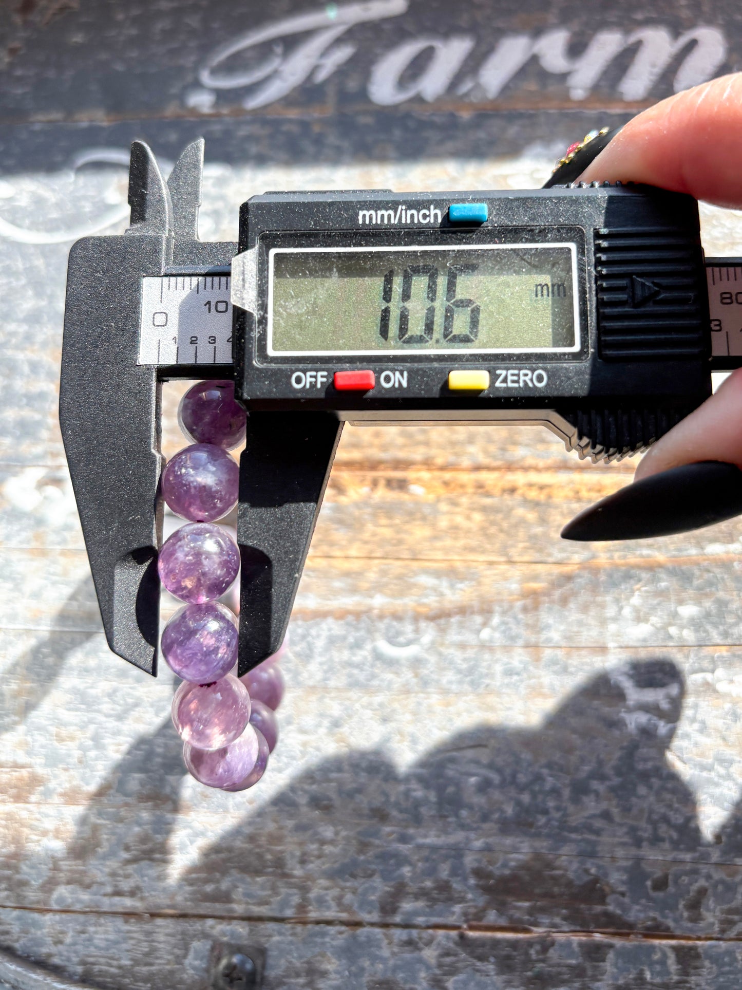 Gorgeous Gemmy Purple Purple Lepidolite Bracelet from Brazil | B