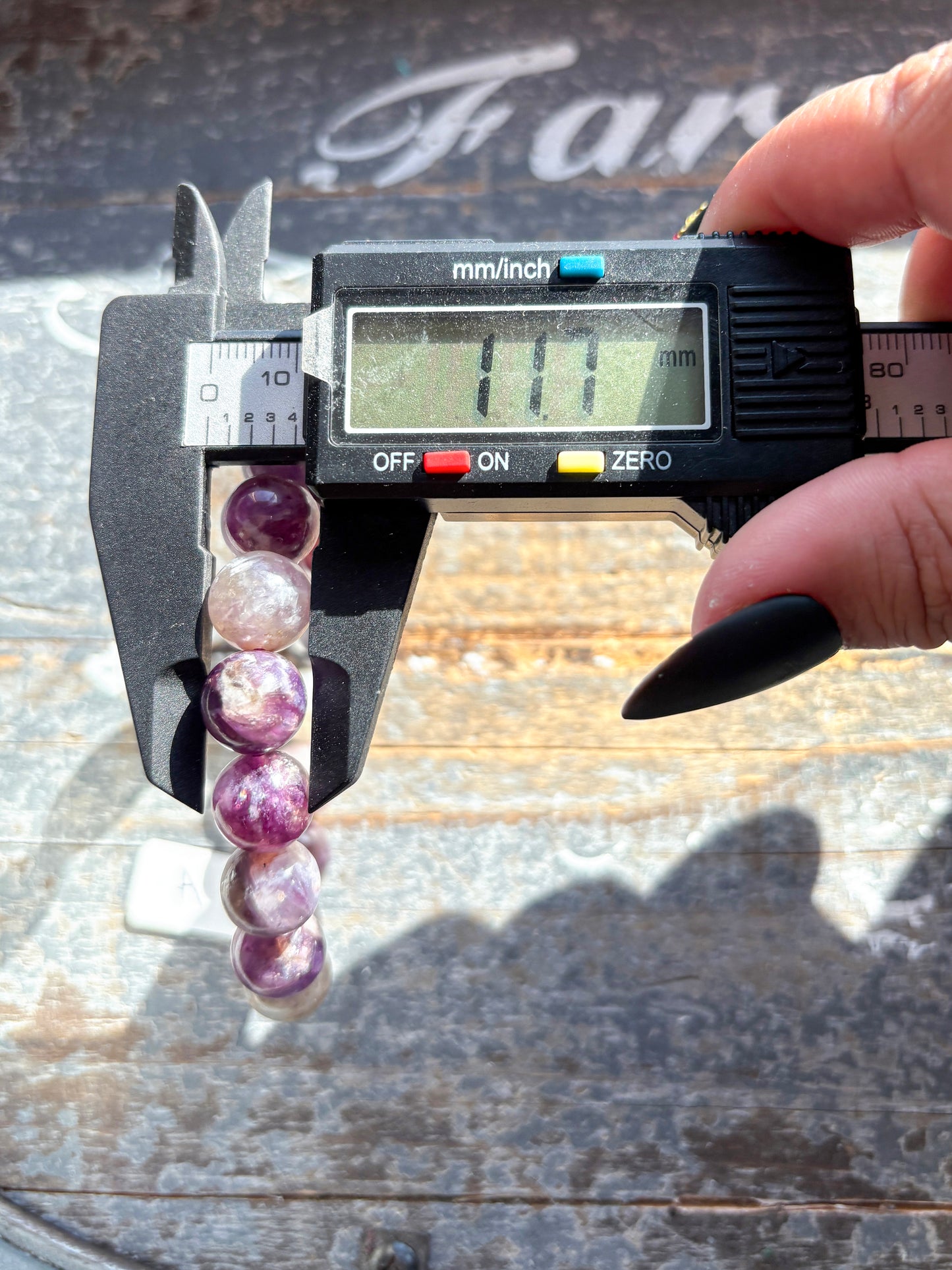 Gorgeous Gemmy Purple Purple Lepidolite Bracelet from Brazil | A