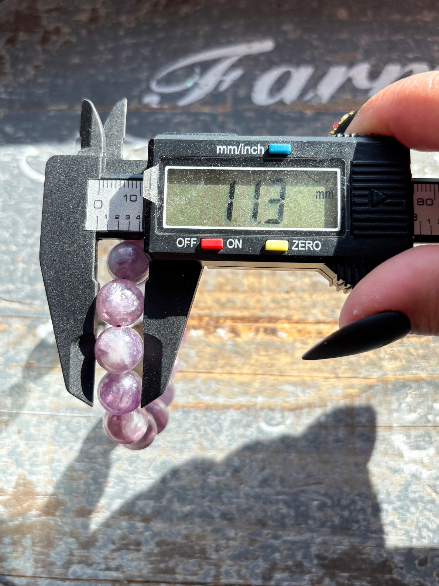 Gorgeous Gemmy Purple Purple Lepidolite Bracelet from Brazil | G