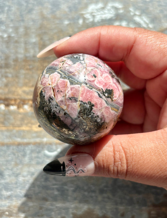 Gorgeous Rhodochrosite Sphere from Argentina