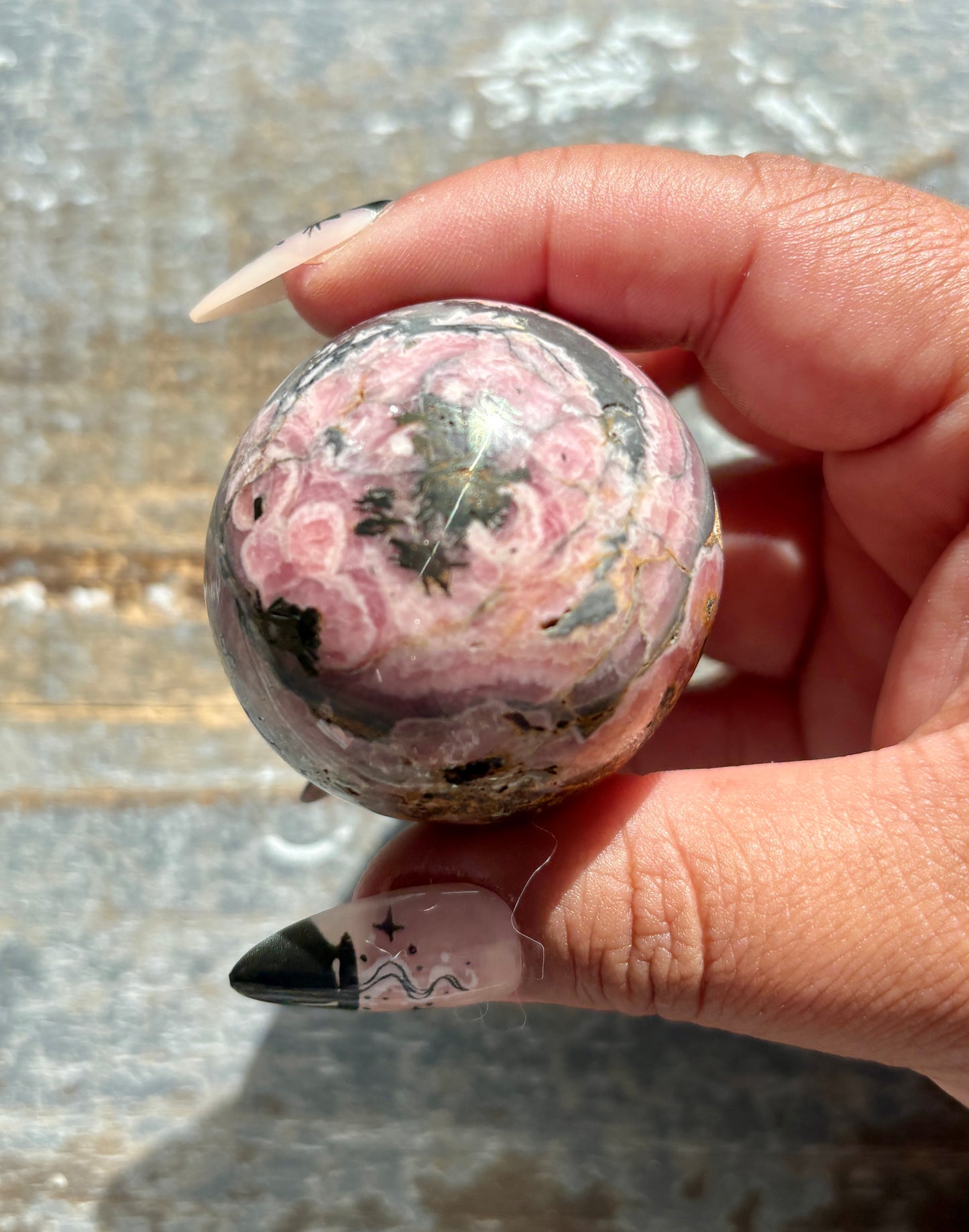 Gorgeous Rhodochrosite Sphere from Argentina