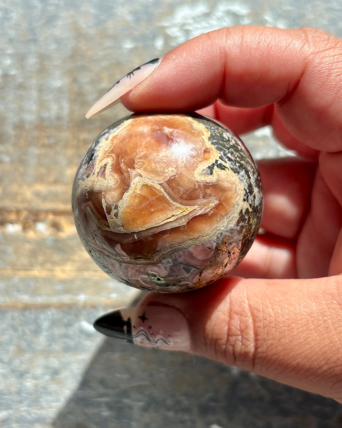 Gorgeous Rhodochrosite Sphere from Argentina