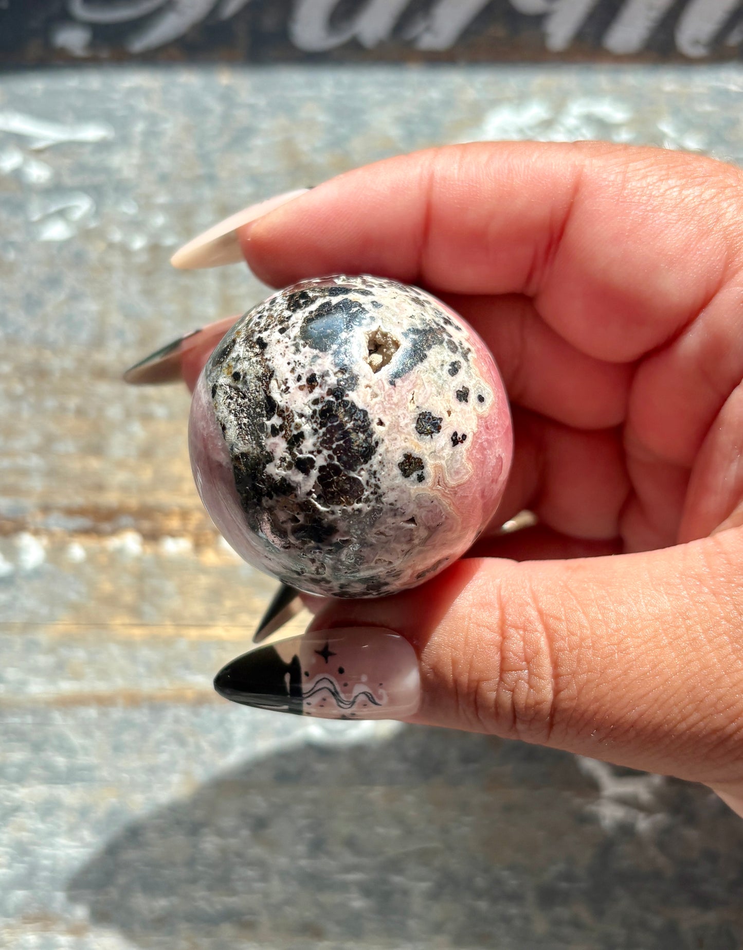 Gorgeous Rhodochrosite Sphere from Argentina