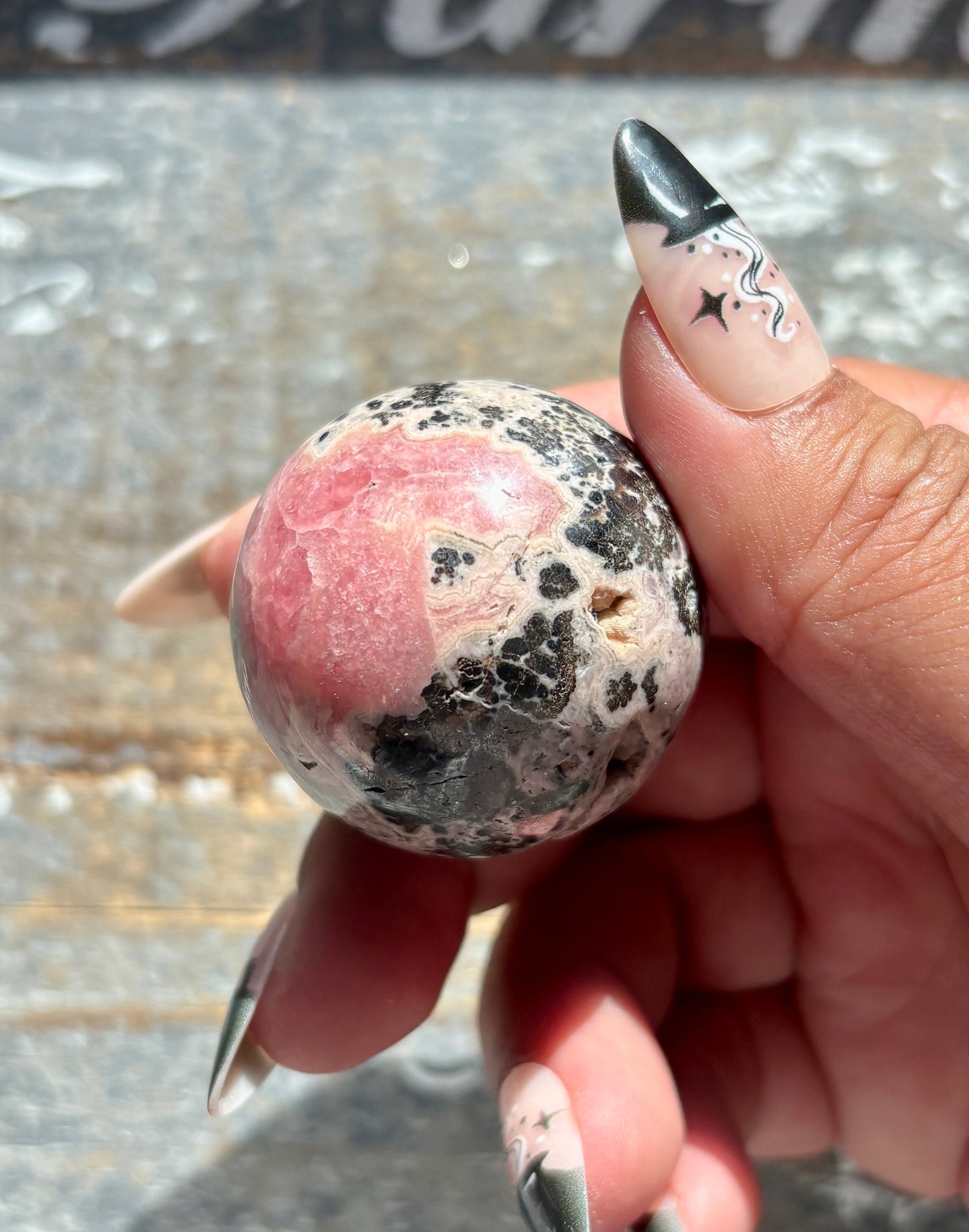 Gorgeous Rhodochrosite Sphere from Argentina