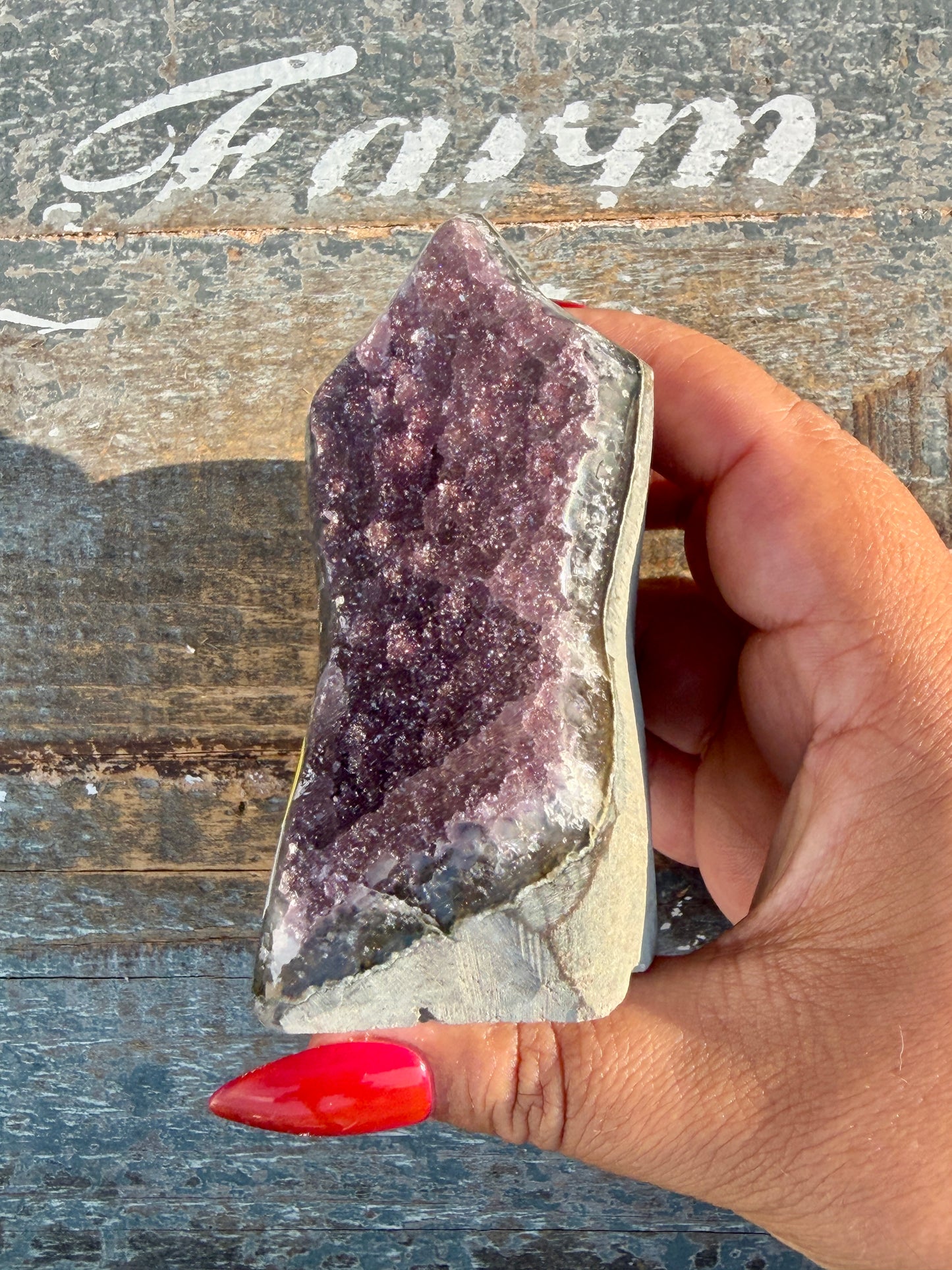 Gorgeous Rainbow Amethyst from Uruguay | Opt R