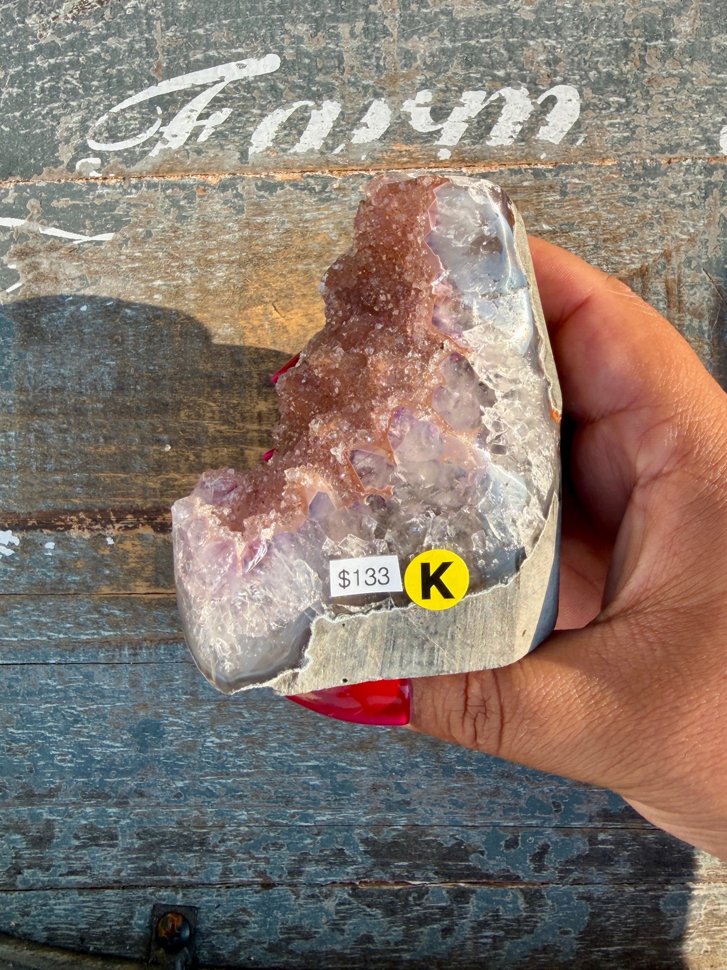 Gorgeous Rainbow Amethyst from Uruguay | Opt K