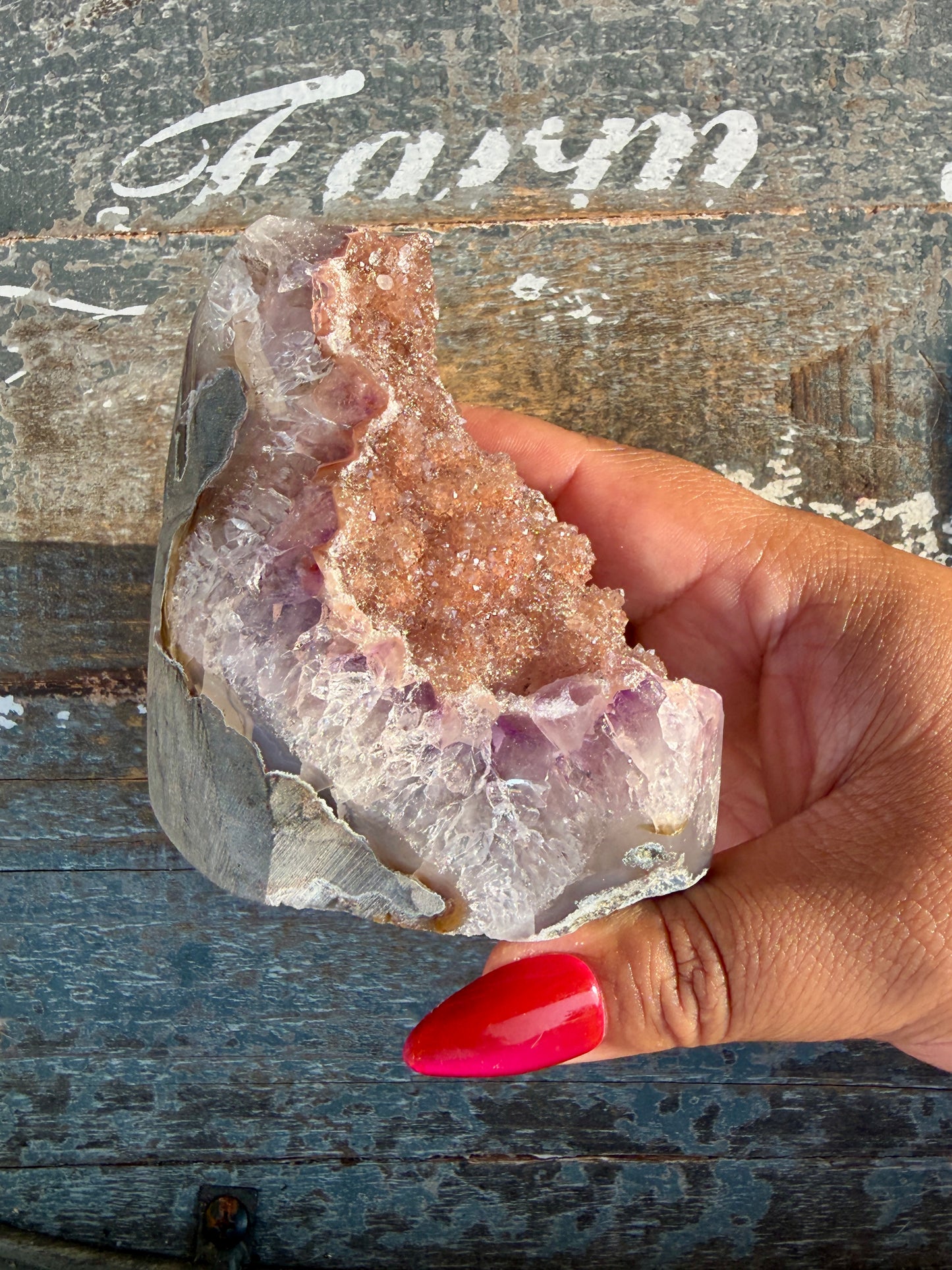 Gorgeous Rainbow Amethyst from Uruguay | Opt K