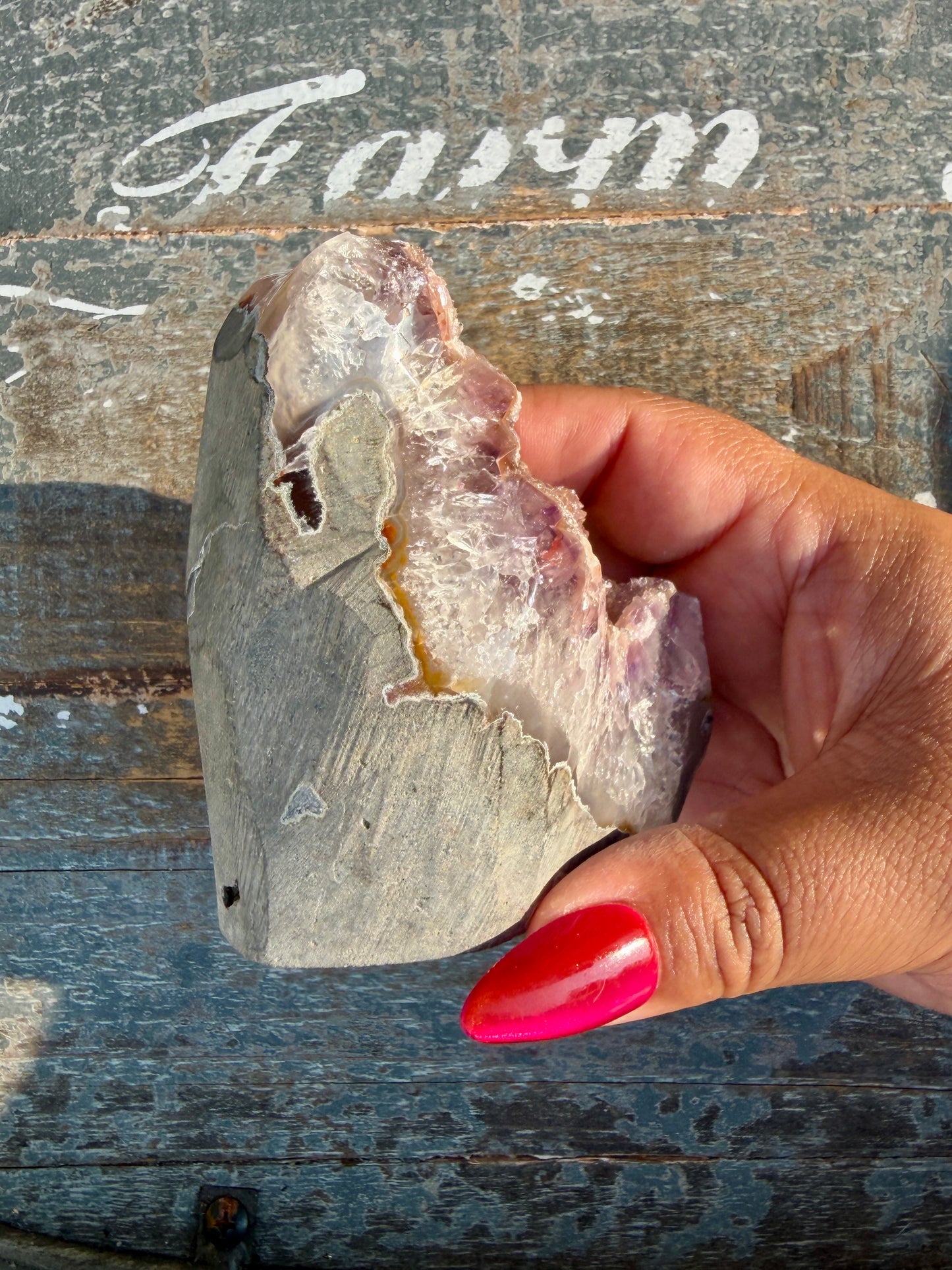 Gorgeous Rainbow Amethyst from Uruguay | Opt K