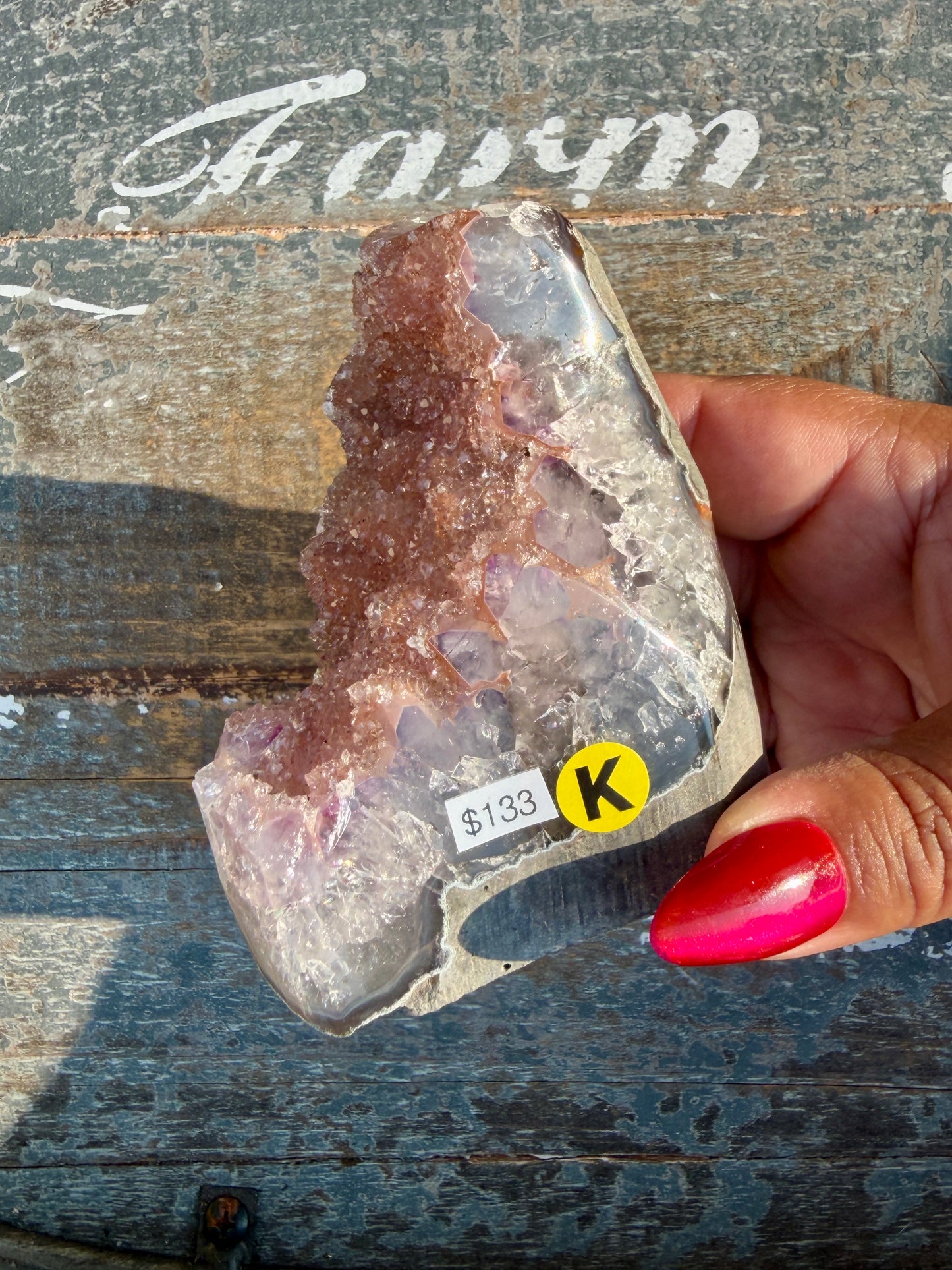 Gorgeous Rainbow Amethyst from Uruguay | Opt K