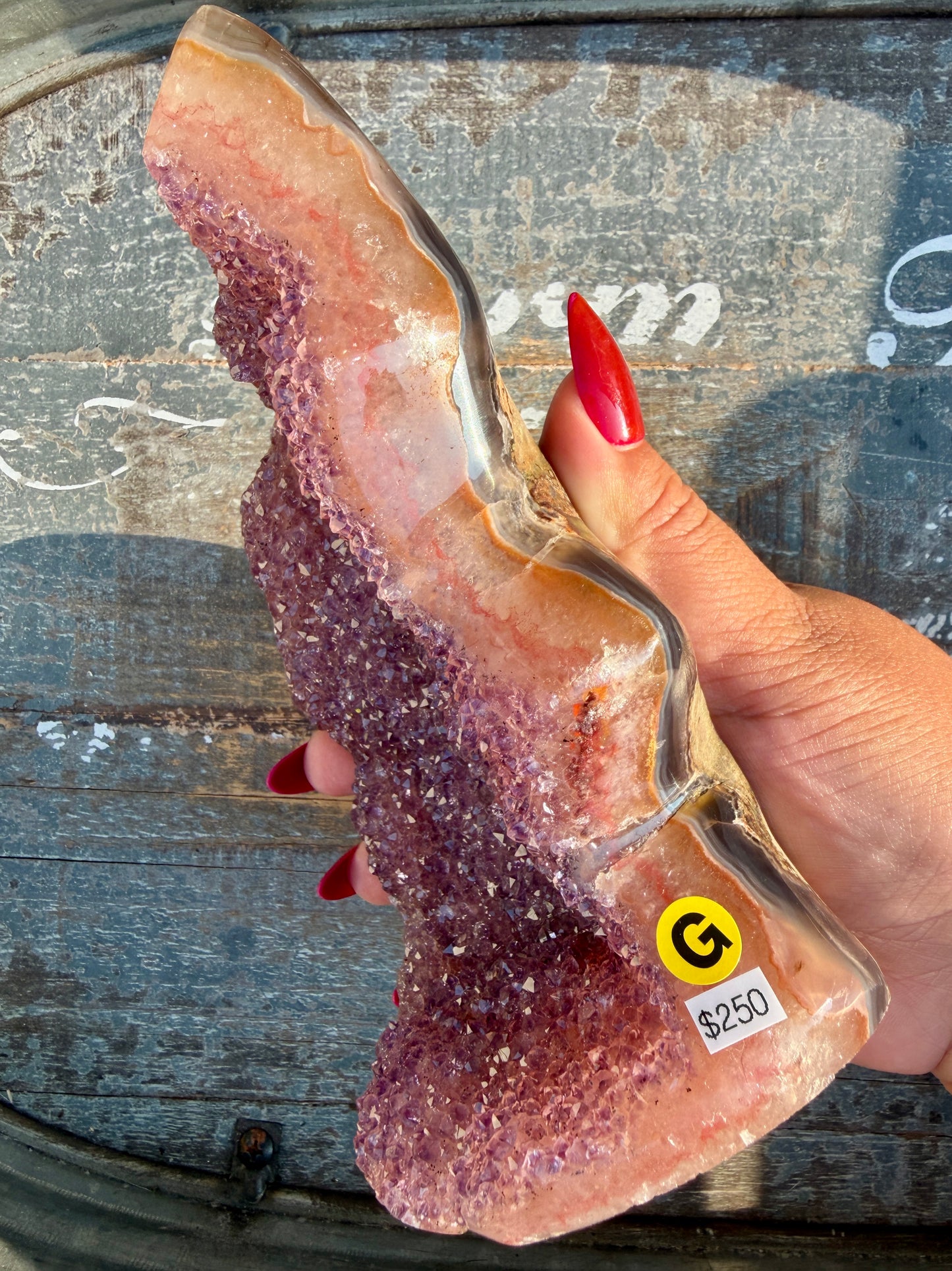 RESERVED Gorgeous Rainbow Amethyst from Uruguay | Opt G