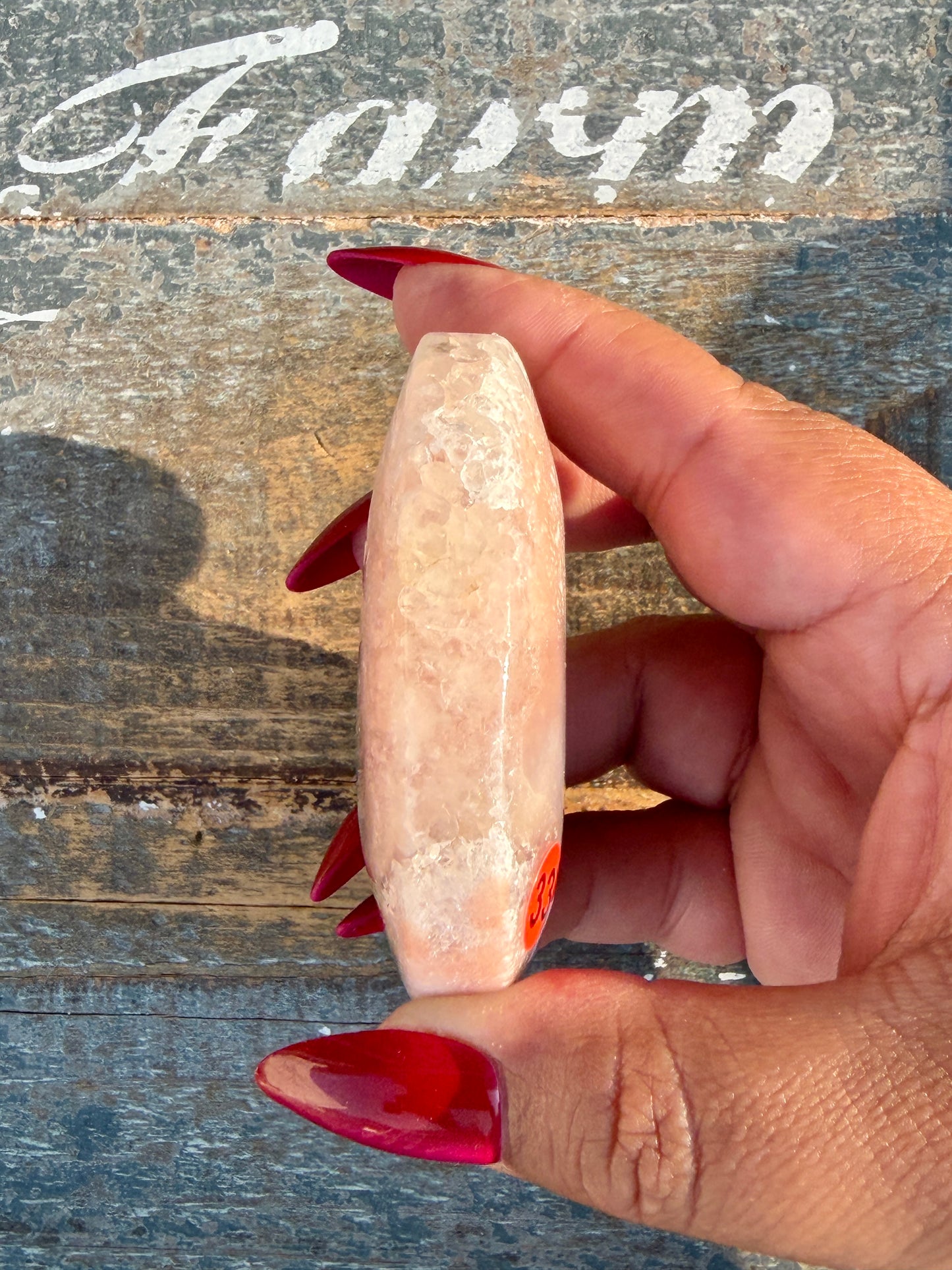 Gorgeous Flower Agate Palm Stone | Opt 33