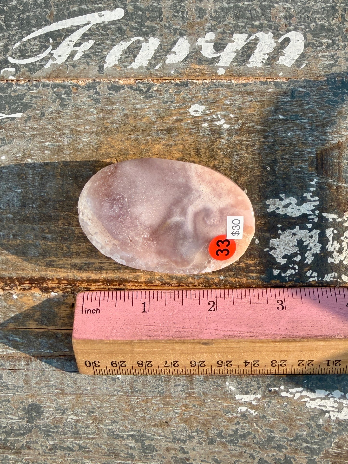 Gorgeous Flower Agate Palm Stone | Opt 33