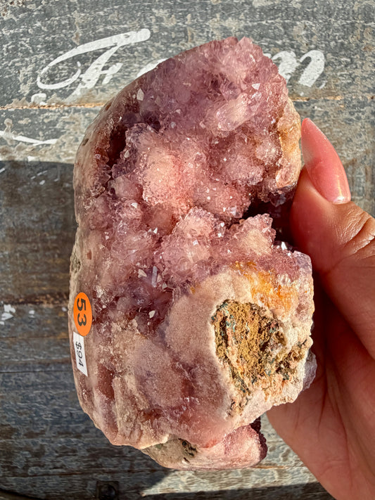 Gorgeous Pink Amethyst Freeform | Brazil | Opt 53