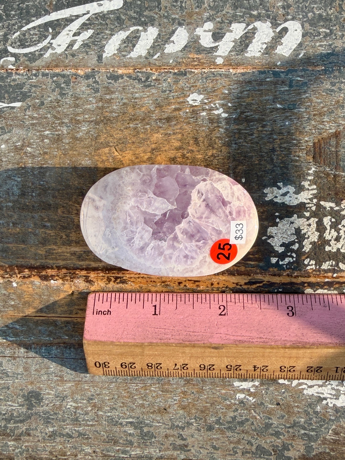 Gorgeous Flower Agate Palm Stone | Opt 25