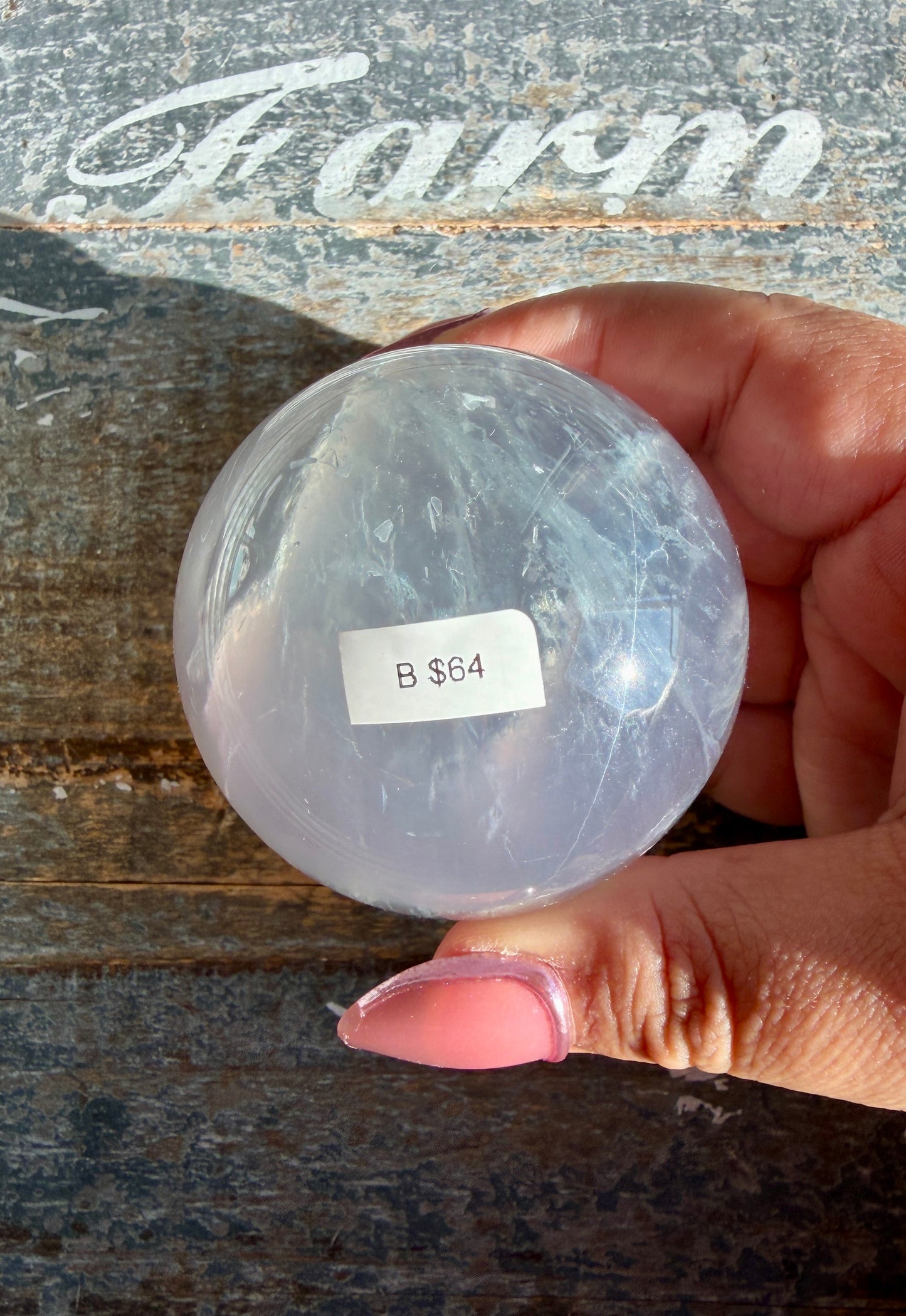 Gorgeous Yttrium Fluorite Sphere from Brazil | Opt B