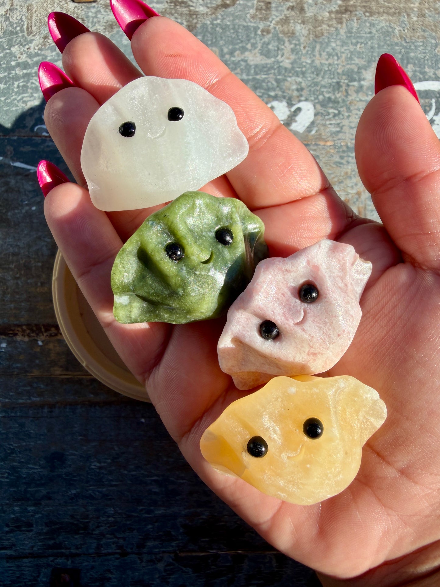 Adorable Opal & Onyx Dumpling Set | Opt R