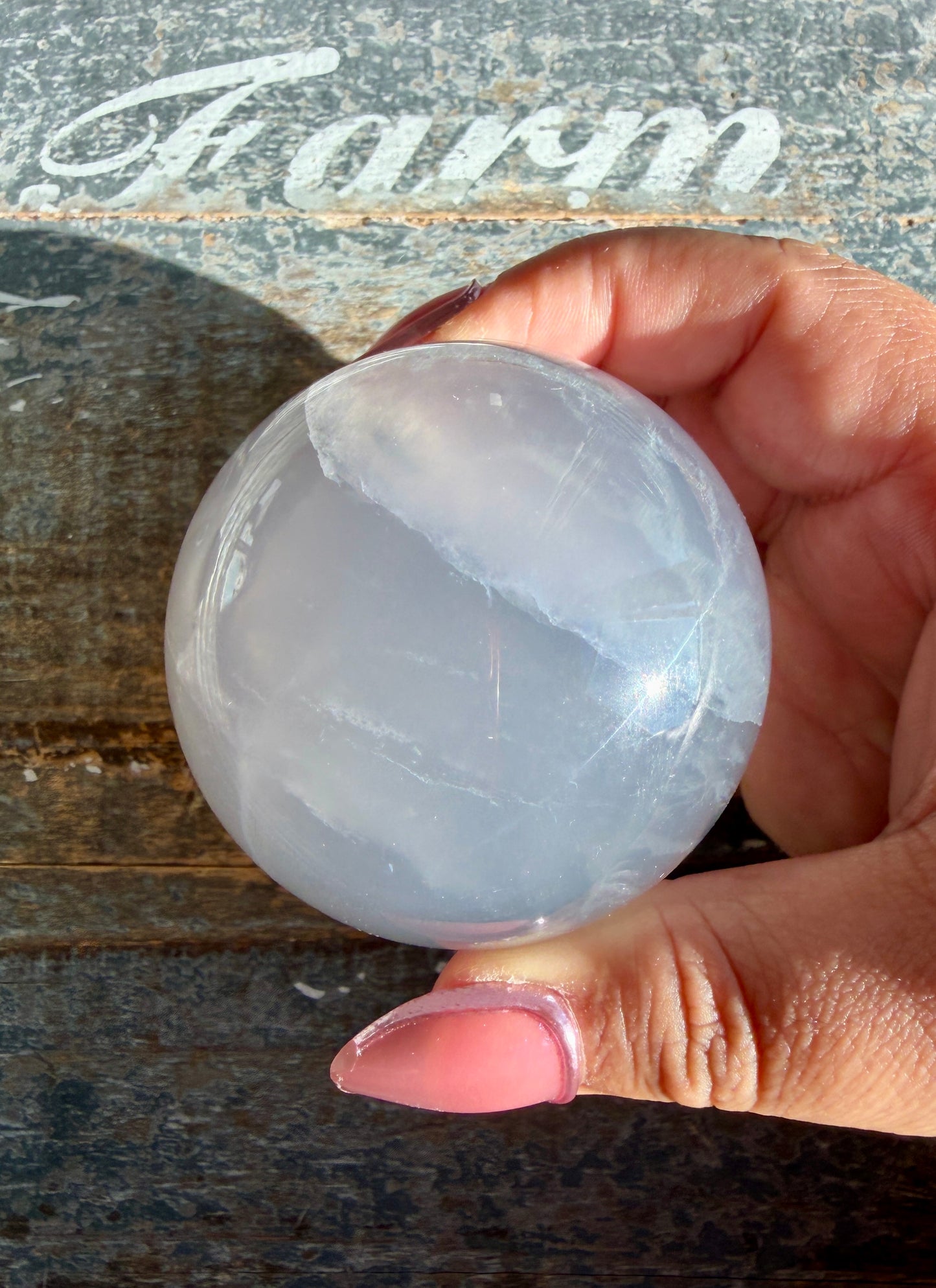 Gorgeous Yttrium Fluorite Sphere from Brazil | Opt B