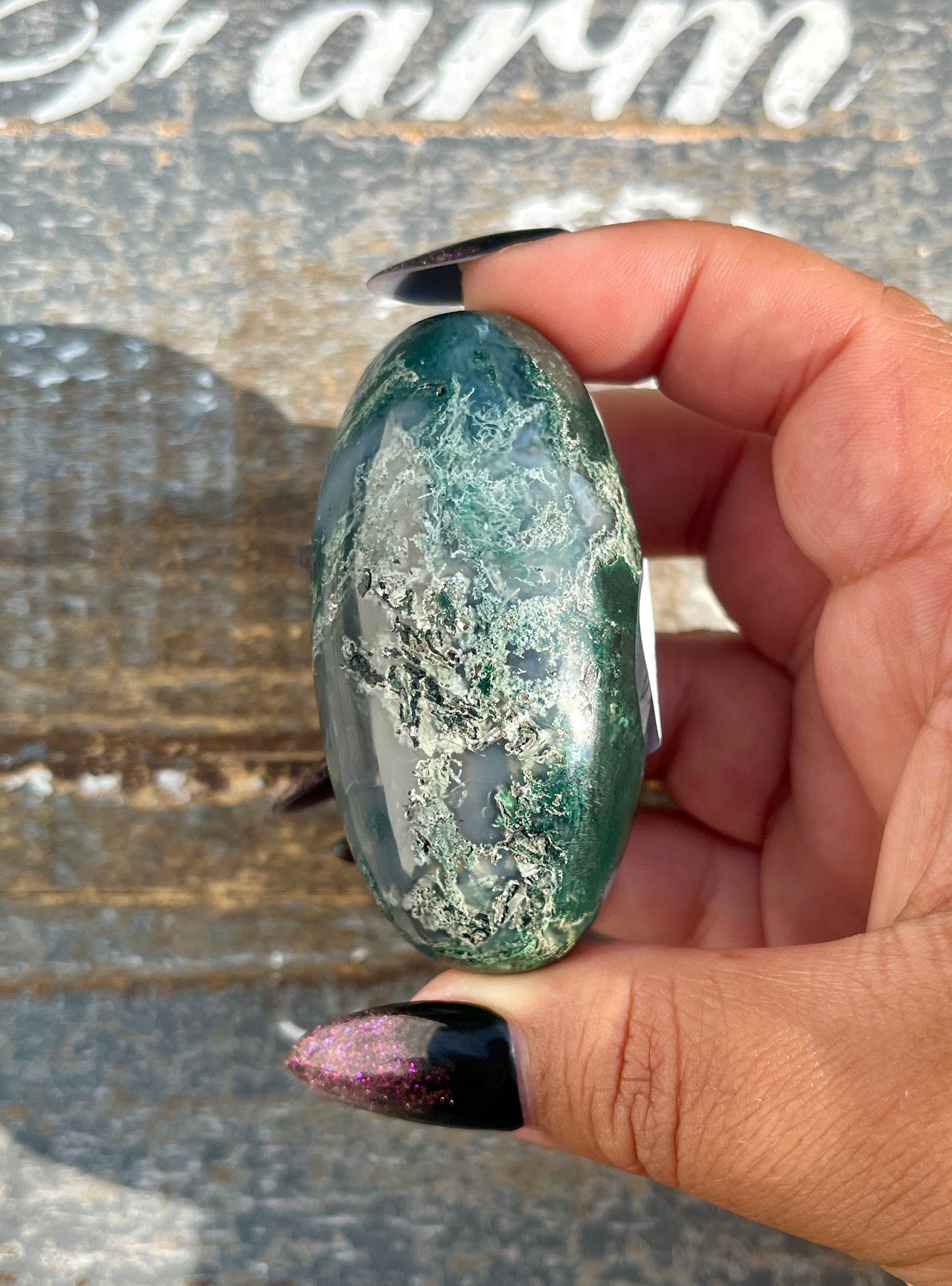 Gorgeous Moss Agate Shiva, Custom Made in India – ColdBrewCrystals