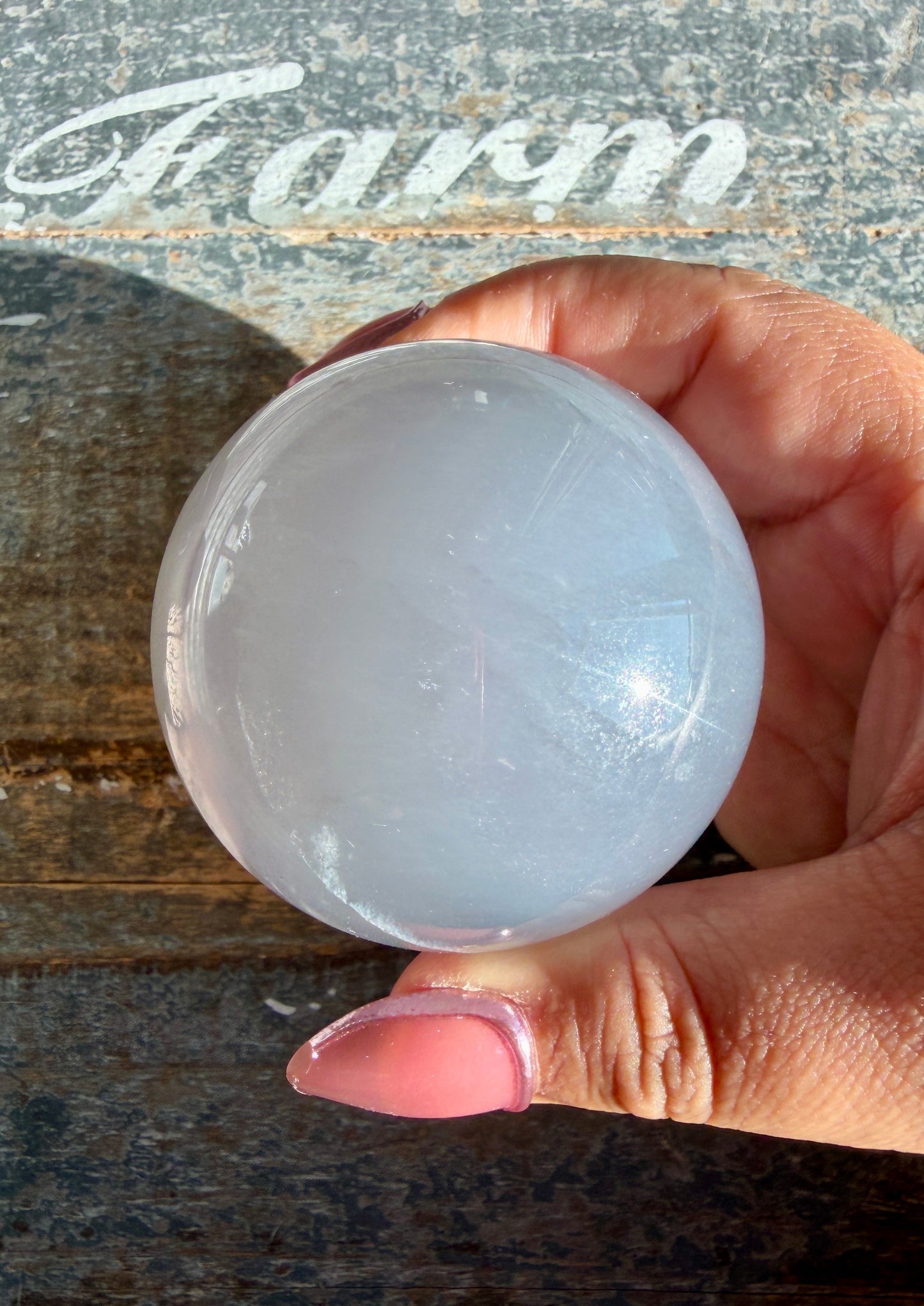 Gorgeous Yttrium Fluorite Sphere from Brazil | Opt B