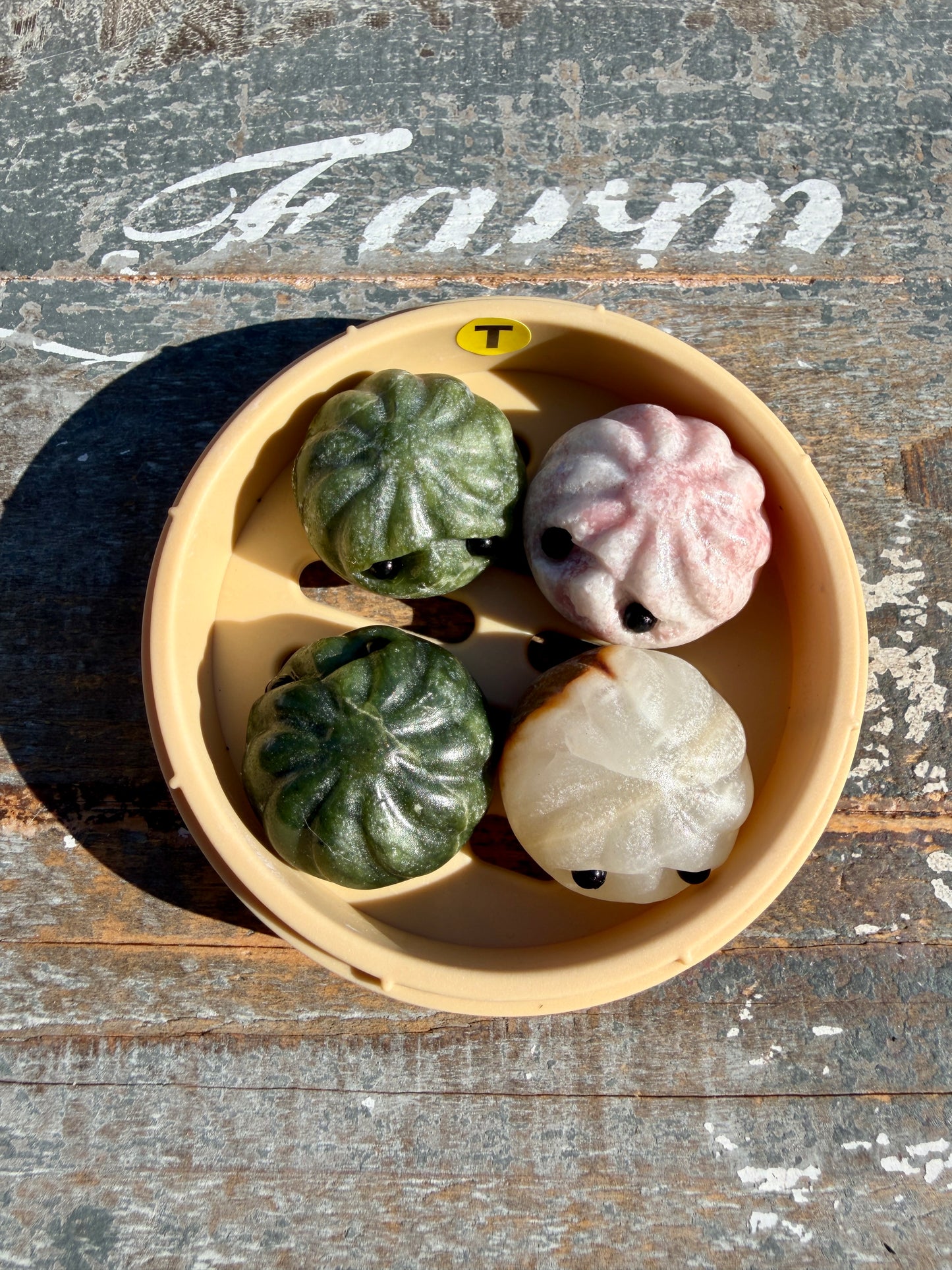 Adorable Opal & Onyx Dumpling Set | Opt T