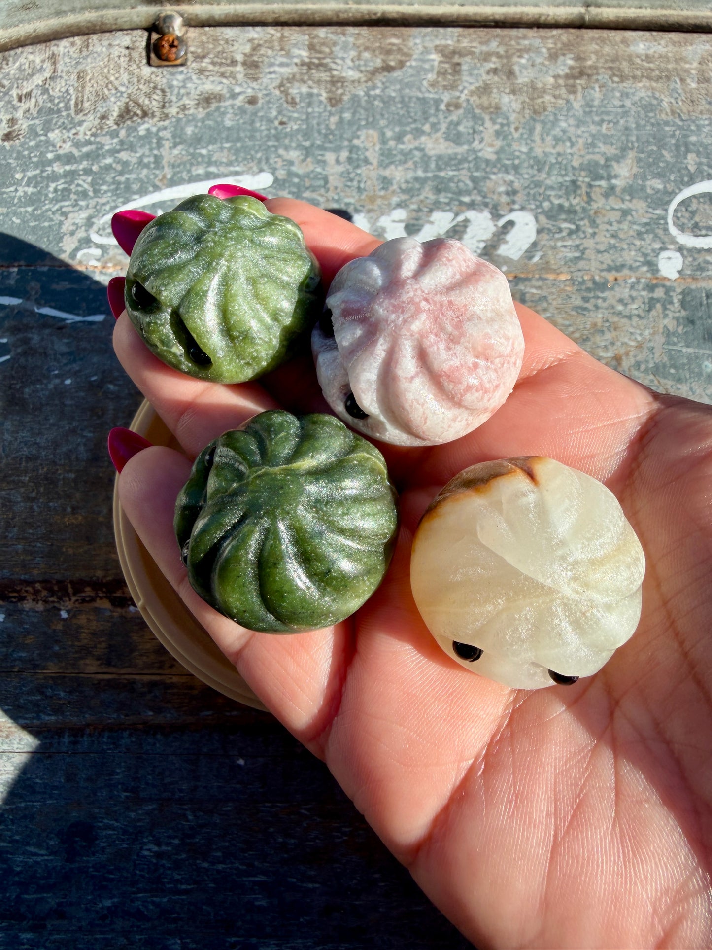 Adorable Opal & Onyx Dumpling Set | Opt T