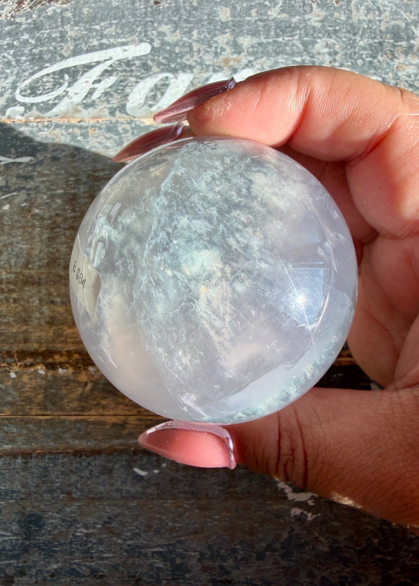 Gorgeous Yttrium Fluorite Sphere from Brazil | Opt B