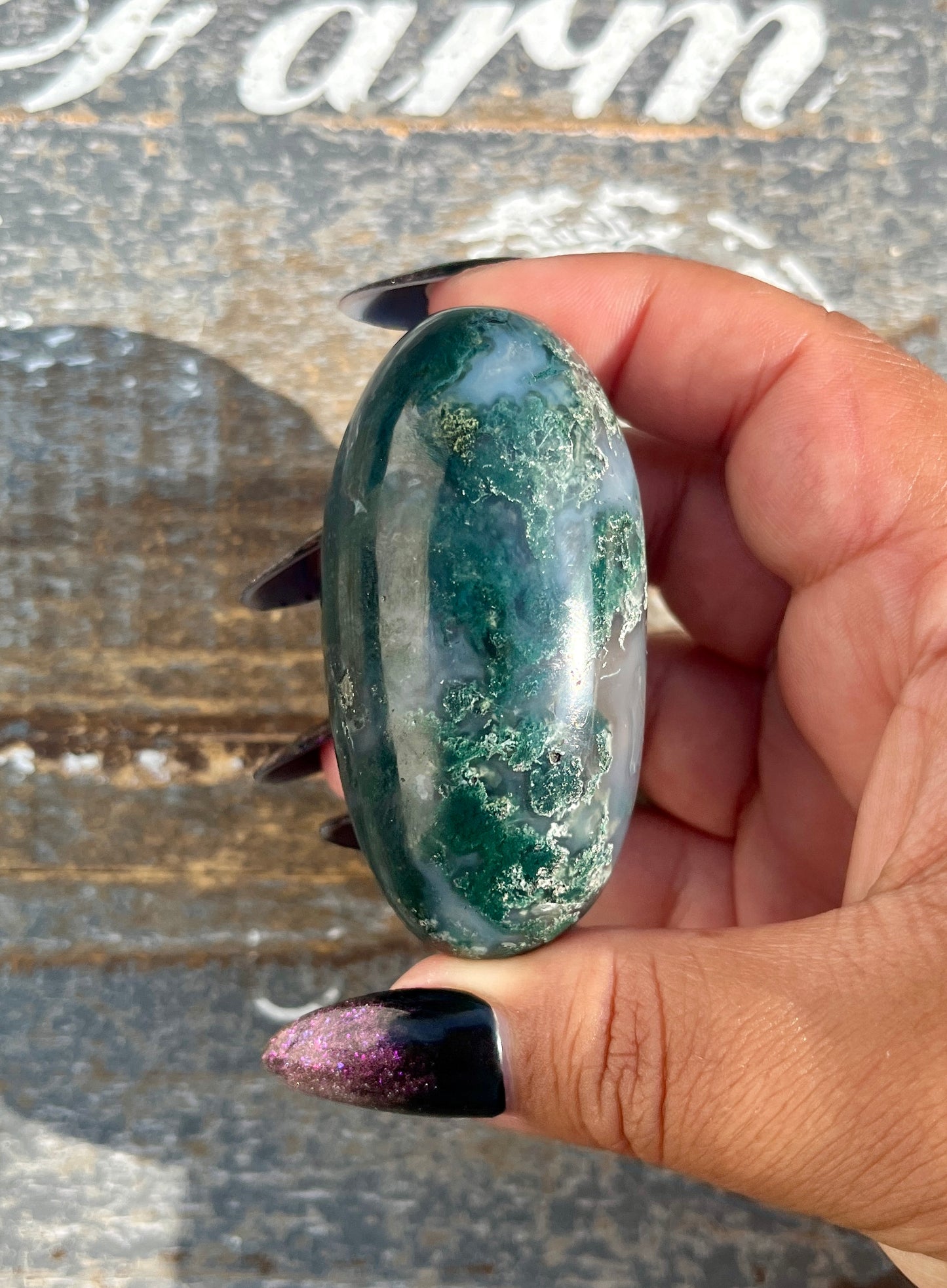 Gorgeous Moss Agate Shiva, Custom Made in India – ColdBrewCrystals