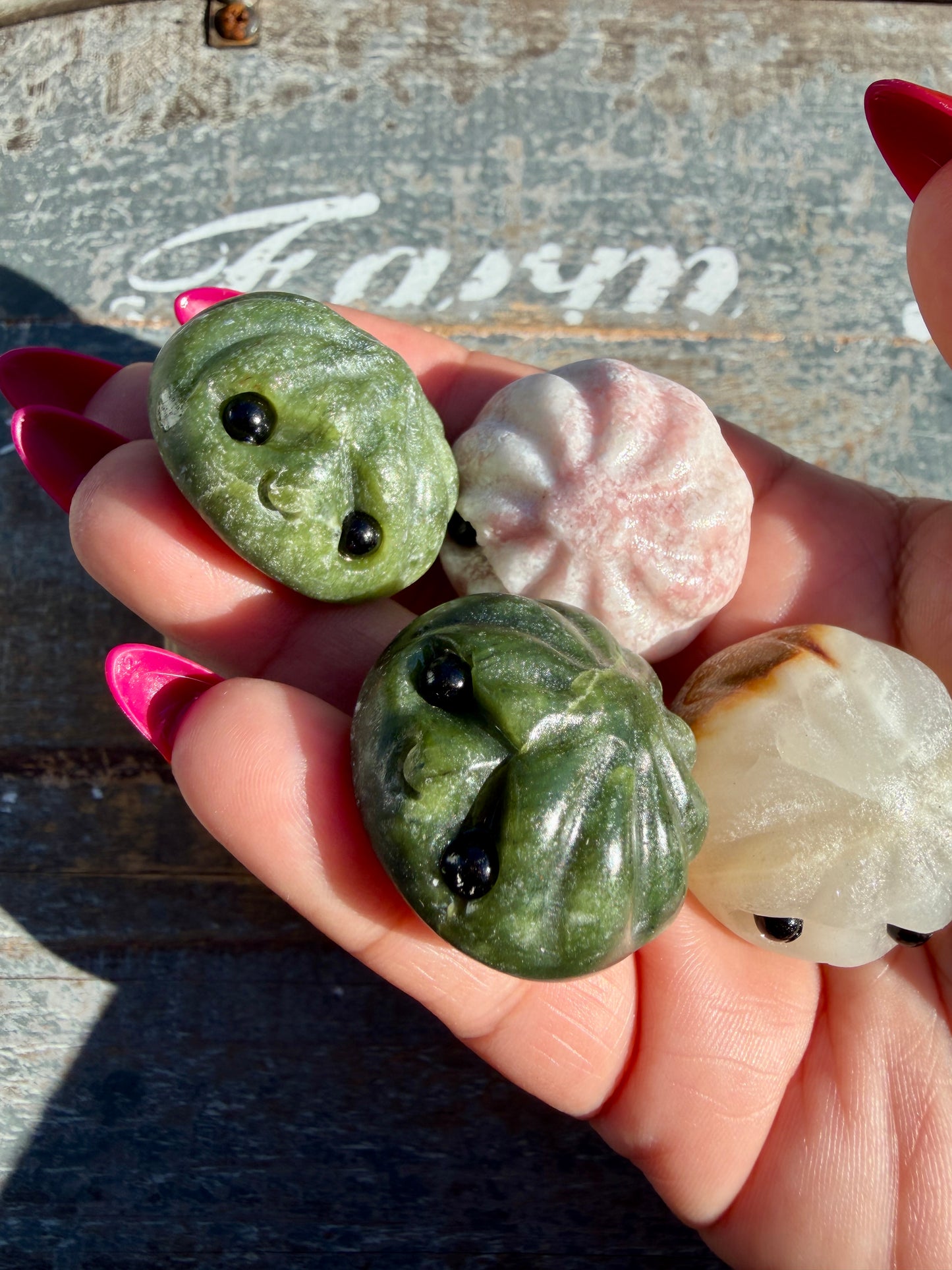 Adorable Opal & Onyx Dumpling Set | Opt T