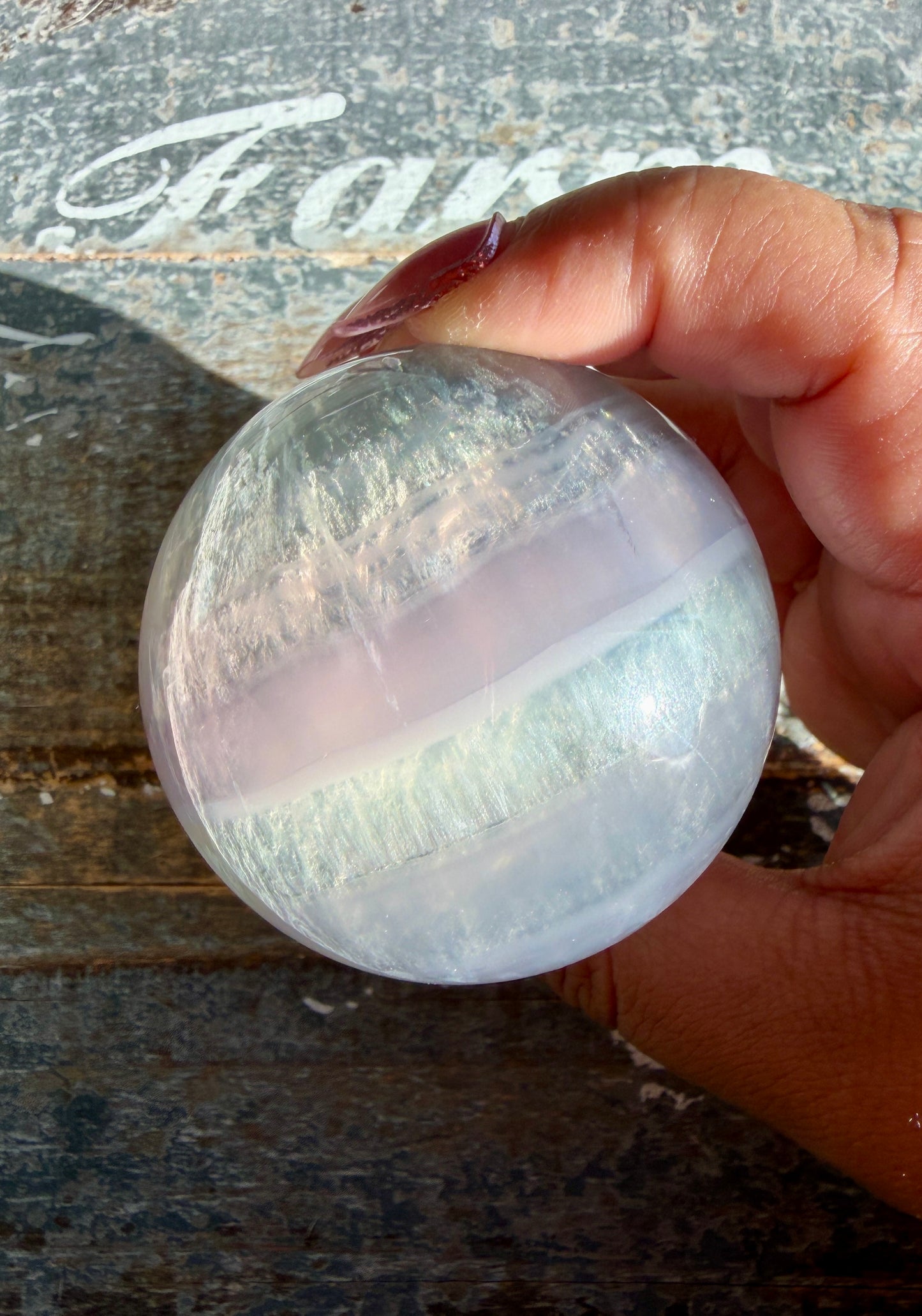 Gorgeous Yttrium Fluorite Sphere from Brazil | Opt B