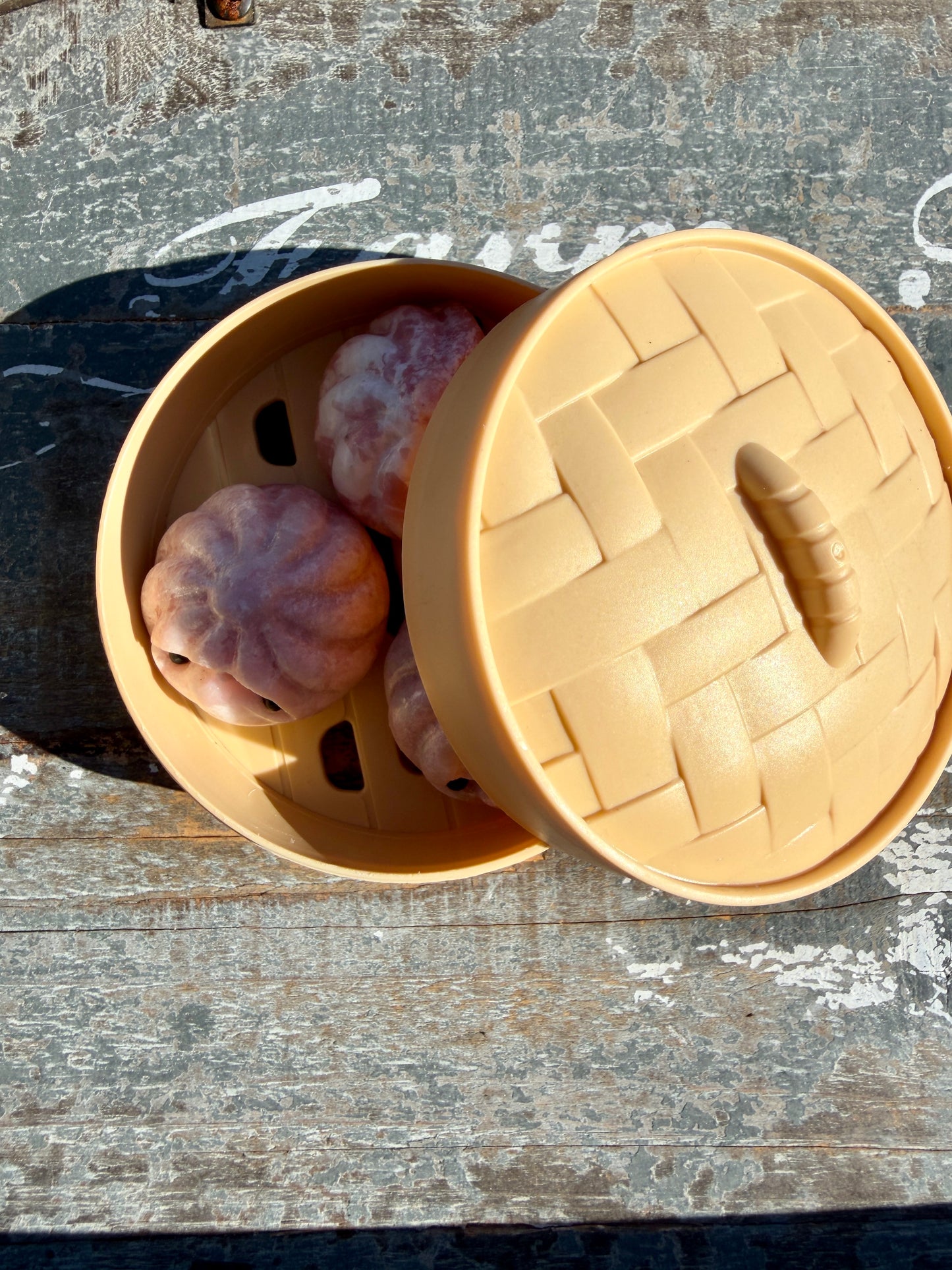 Adorable Pink Opal Dumpling Set | Opt S